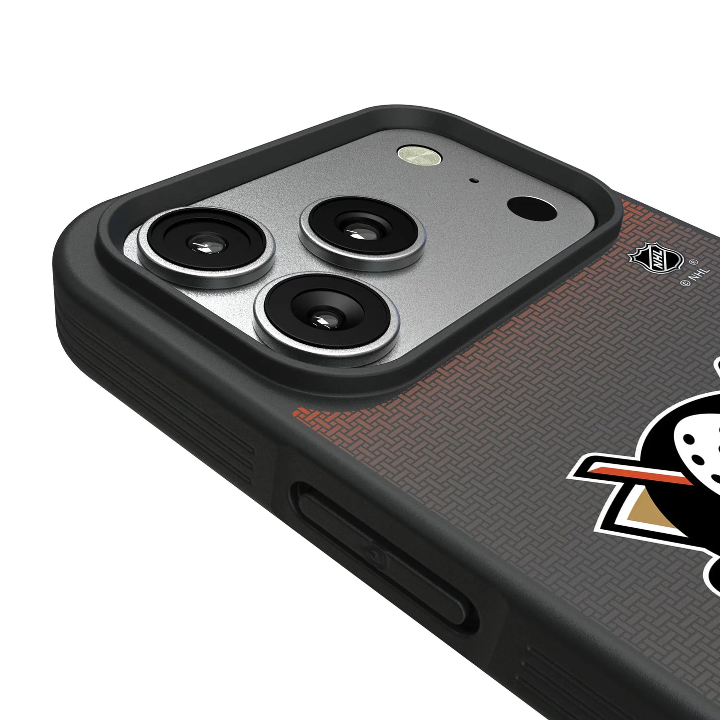 Anaheim Ducks Linen Bump Phone Case for Apple iPhone
