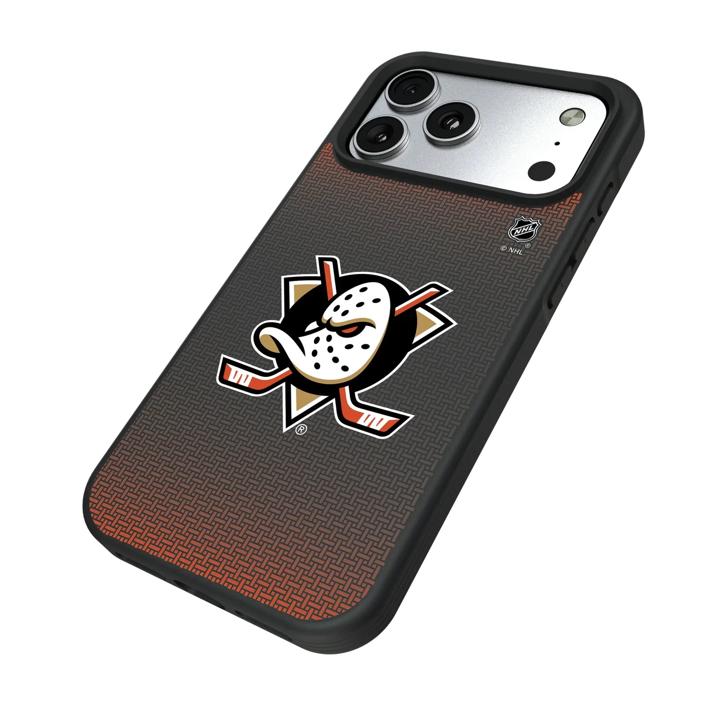 Anaheim Ducks Linen Bump Phone Case for Apple iPhone