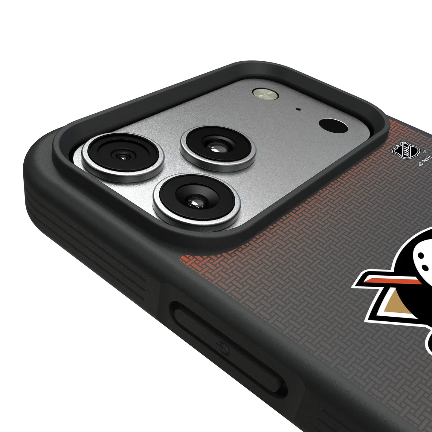 Anaheim Ducks Linen Bump Phone Case for Apple iPhone