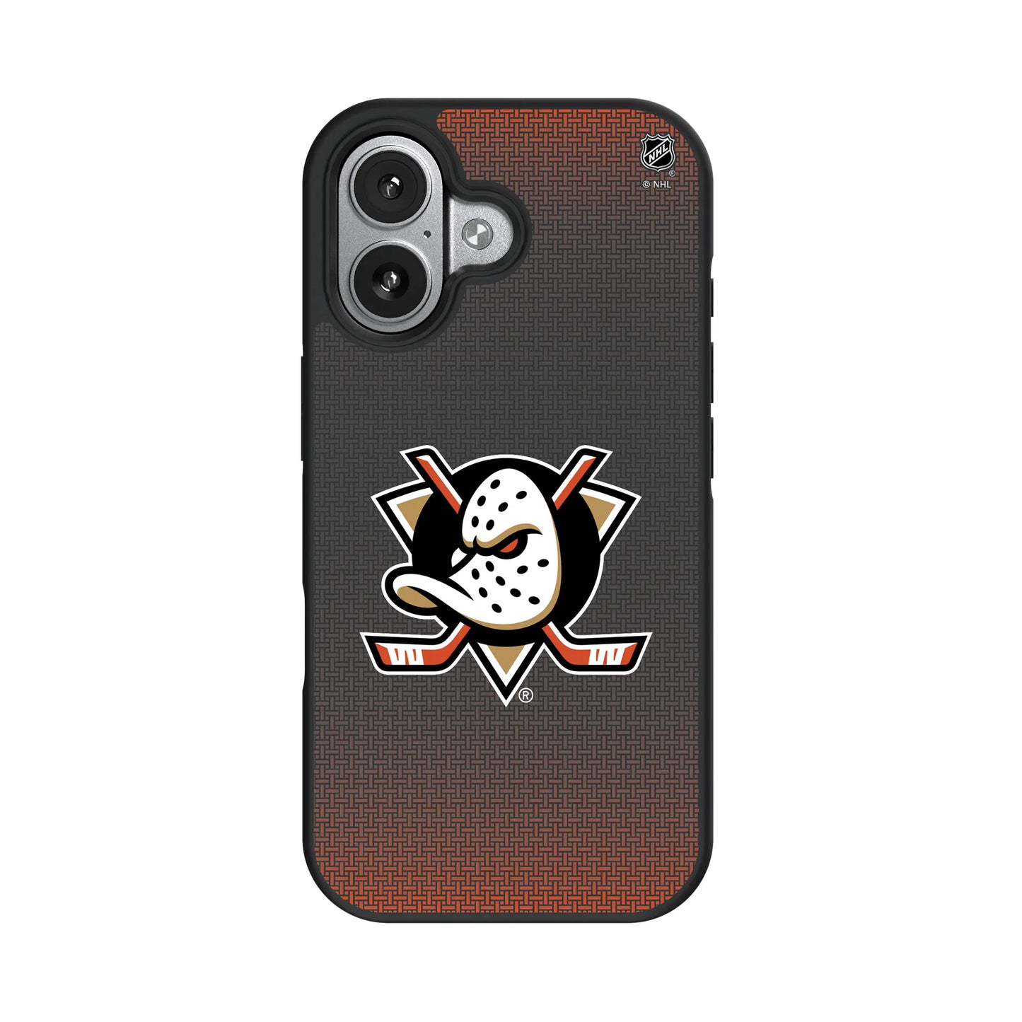 Anaheim Ducks Linen Bump Phone Case for Apple iPhone