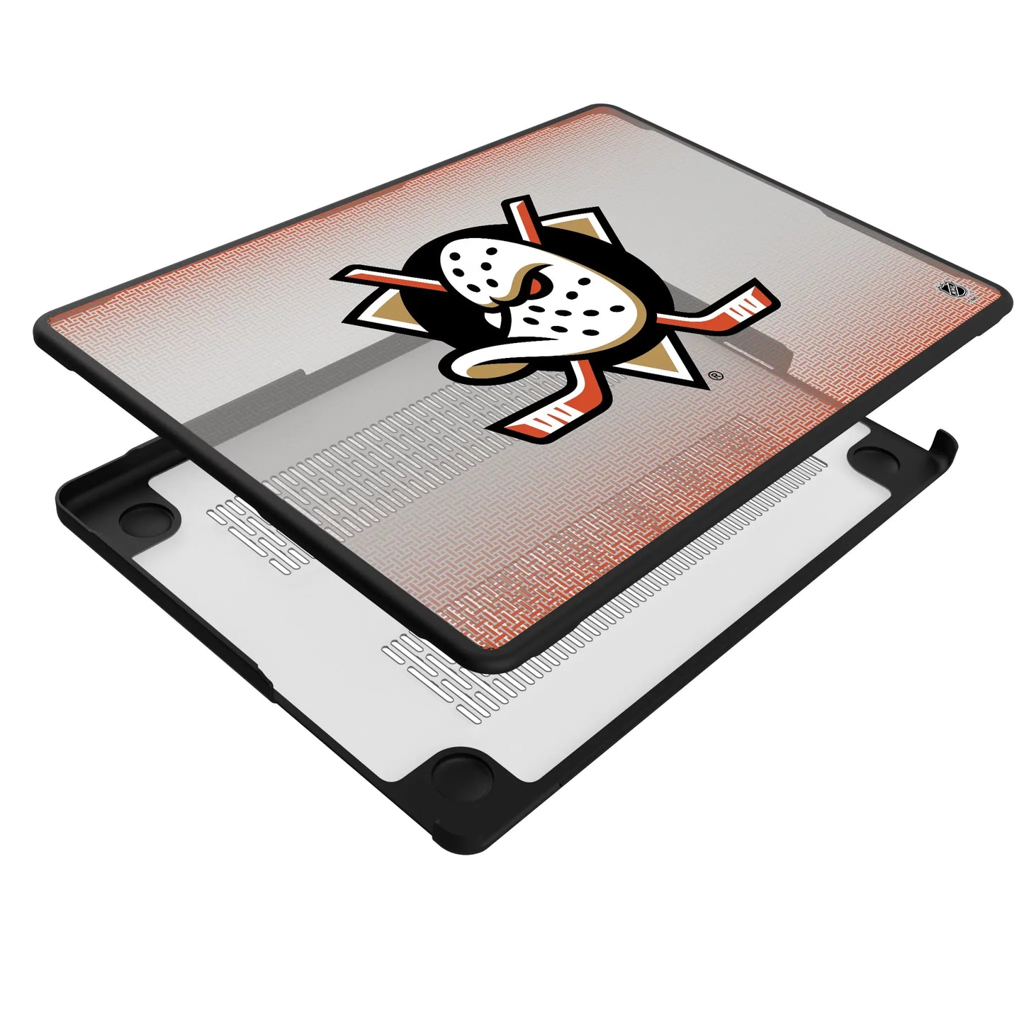 Anaheim Ducks Linen Laptop Case for Apple MacBook
