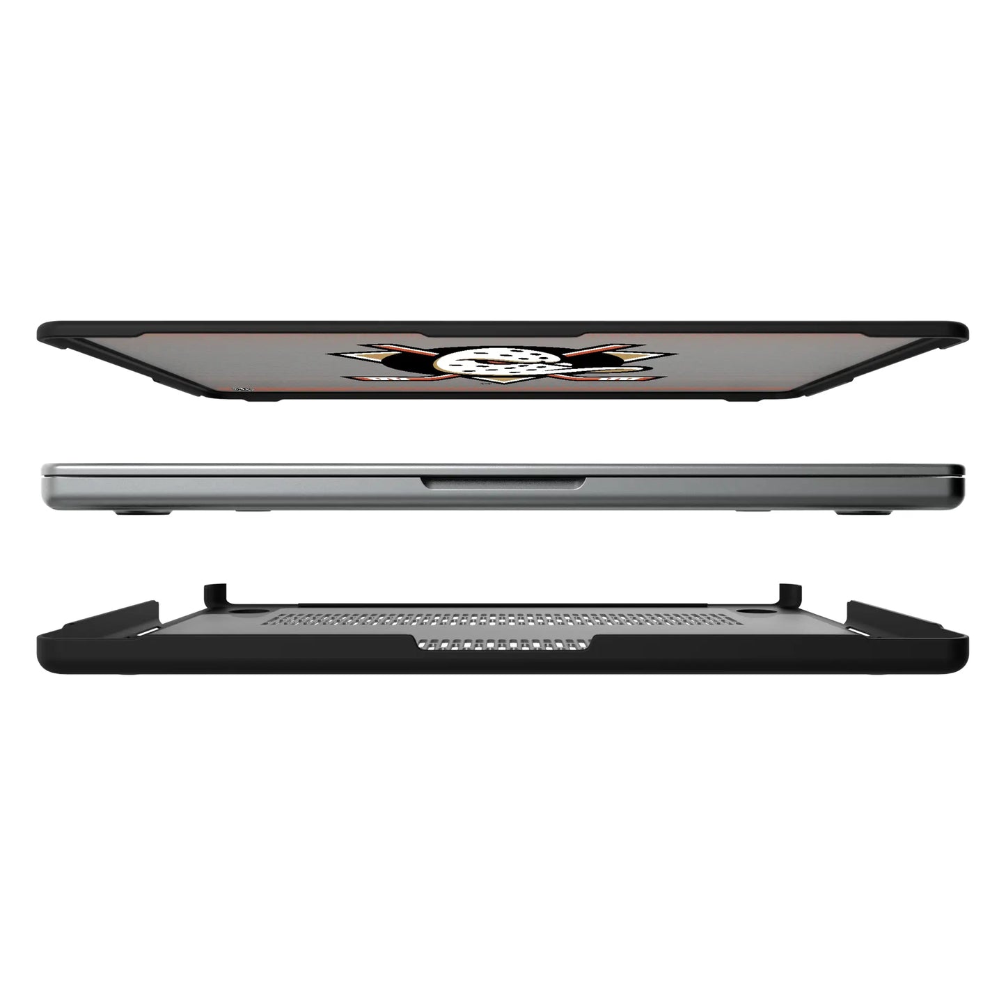Anaheim Ducks Linen Laptop Case for Apple MacBook