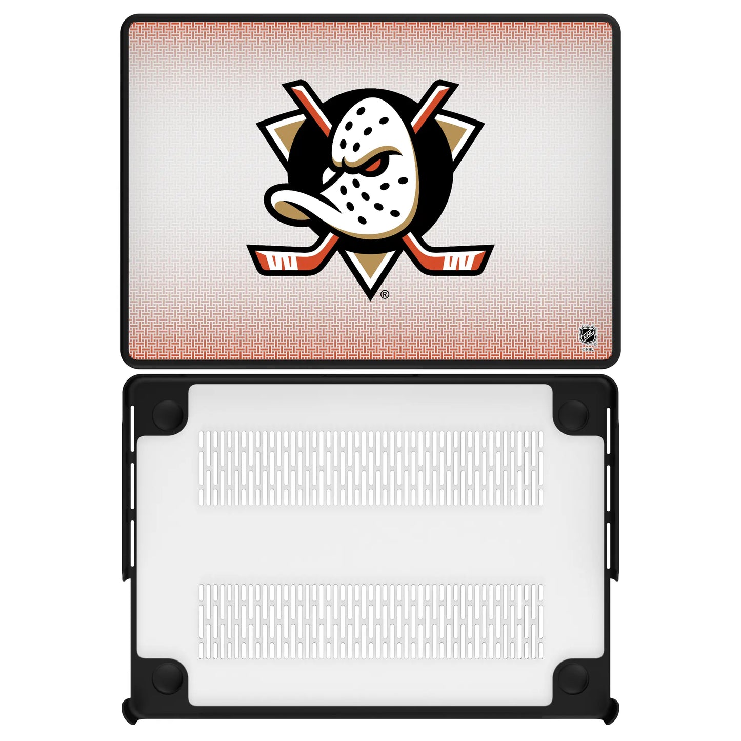 Anaheim Ducks Linen Laptop Case for Apple MacBook