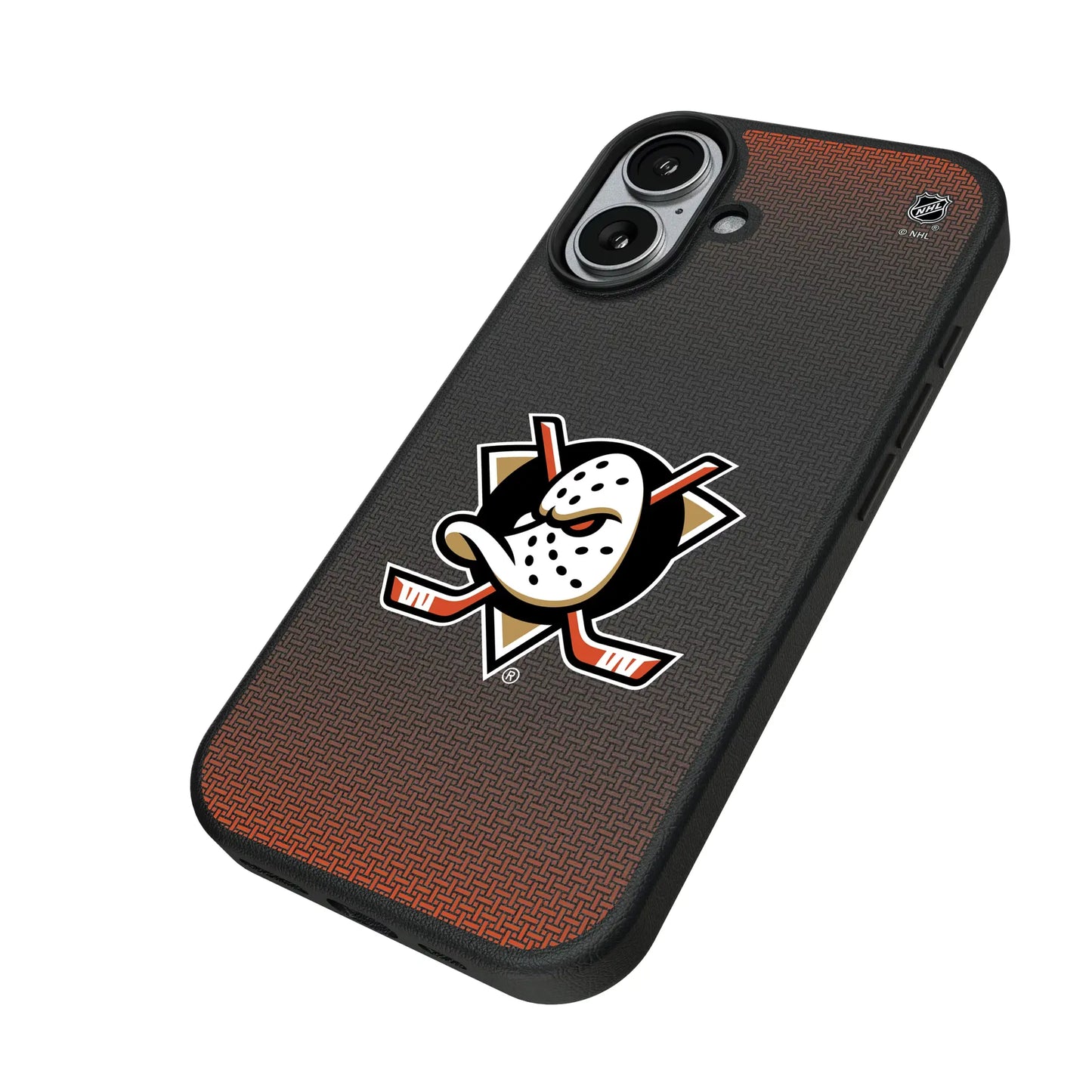 Anaheim Ducks Linen MagSafe Compatible Phone Case for Apple iPhone