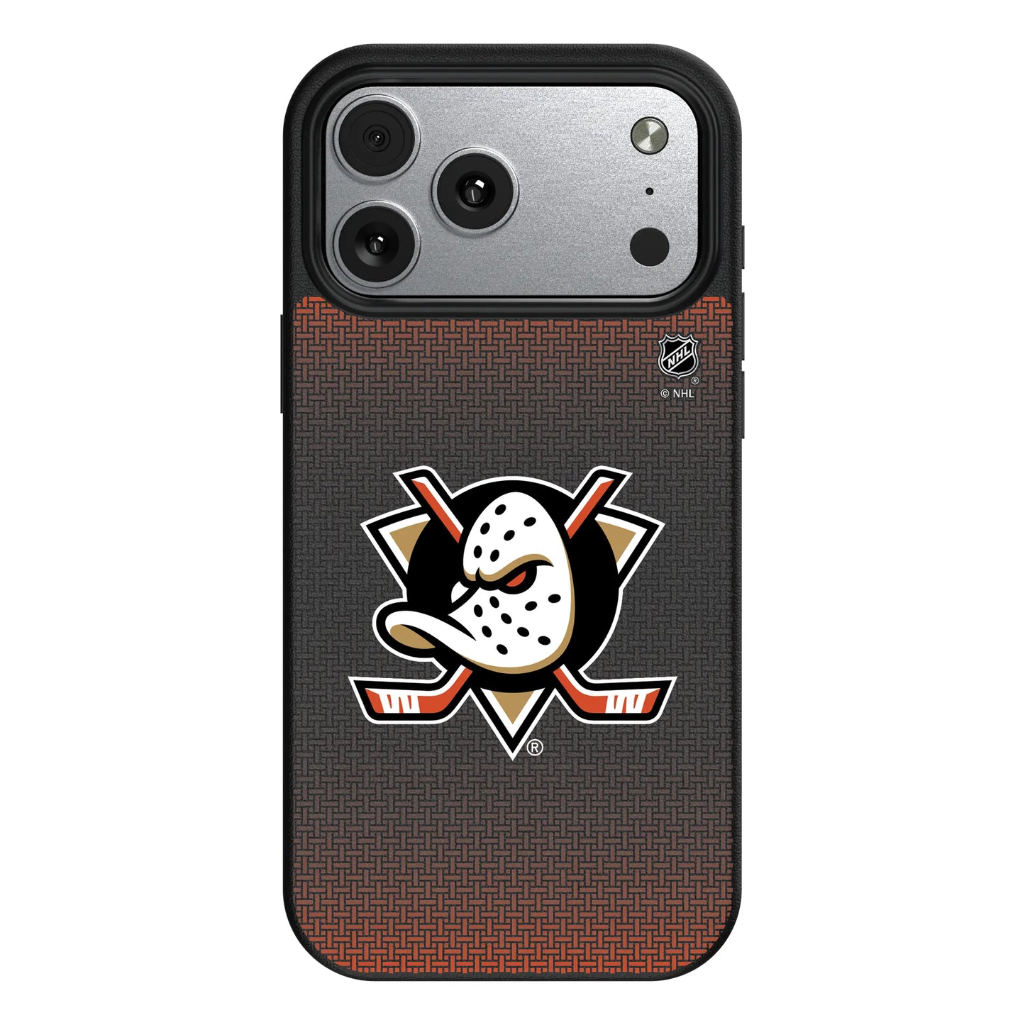 Anaheim Ducks Linen MagSafe Compatible Phone Case for Apple iPhone