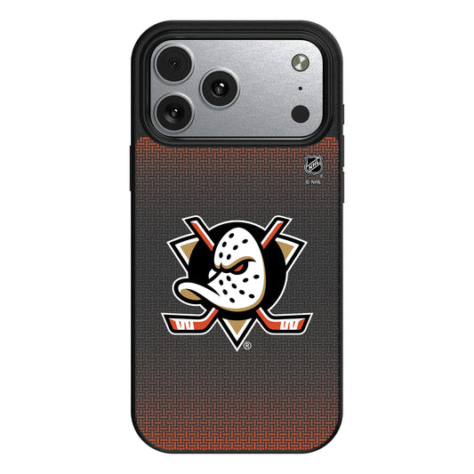 Anaheim Ducks Linen MagSafe Compatible Phone Case for Apple iPhone