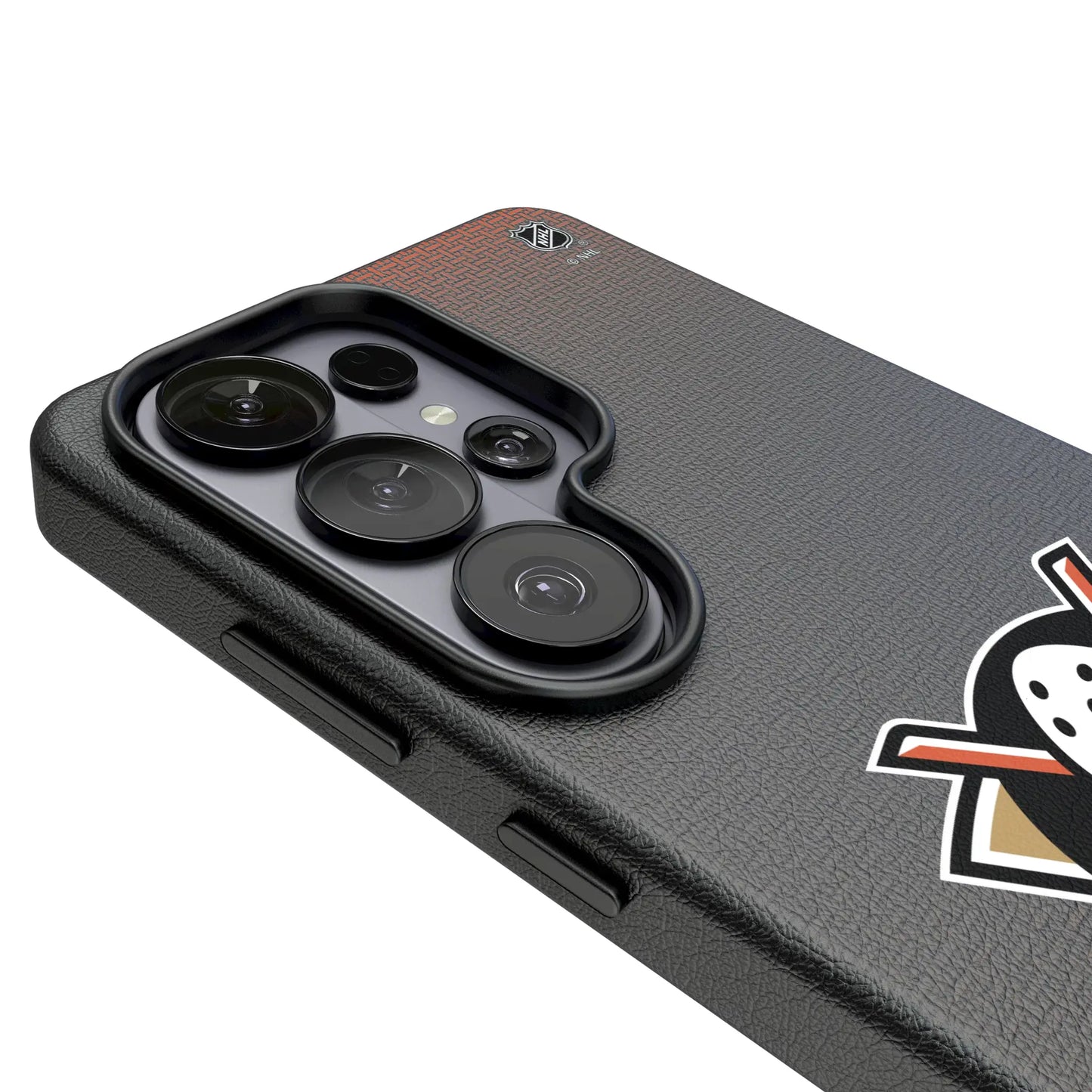 Anaheim Ducks Linen MagSafe Compatible Phone Case for Samsung Galaxy