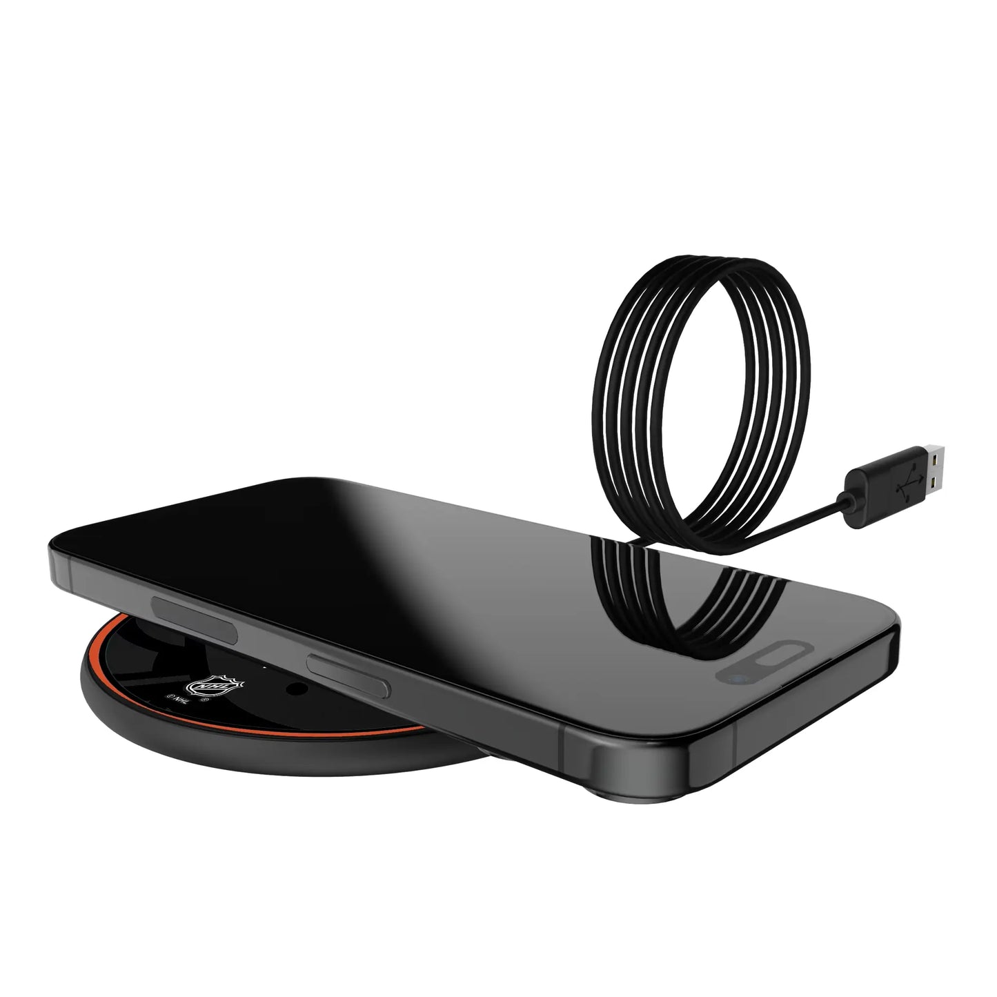 Anaheim Ducks Monocolor Tilt 15-Watt Wireless Charger