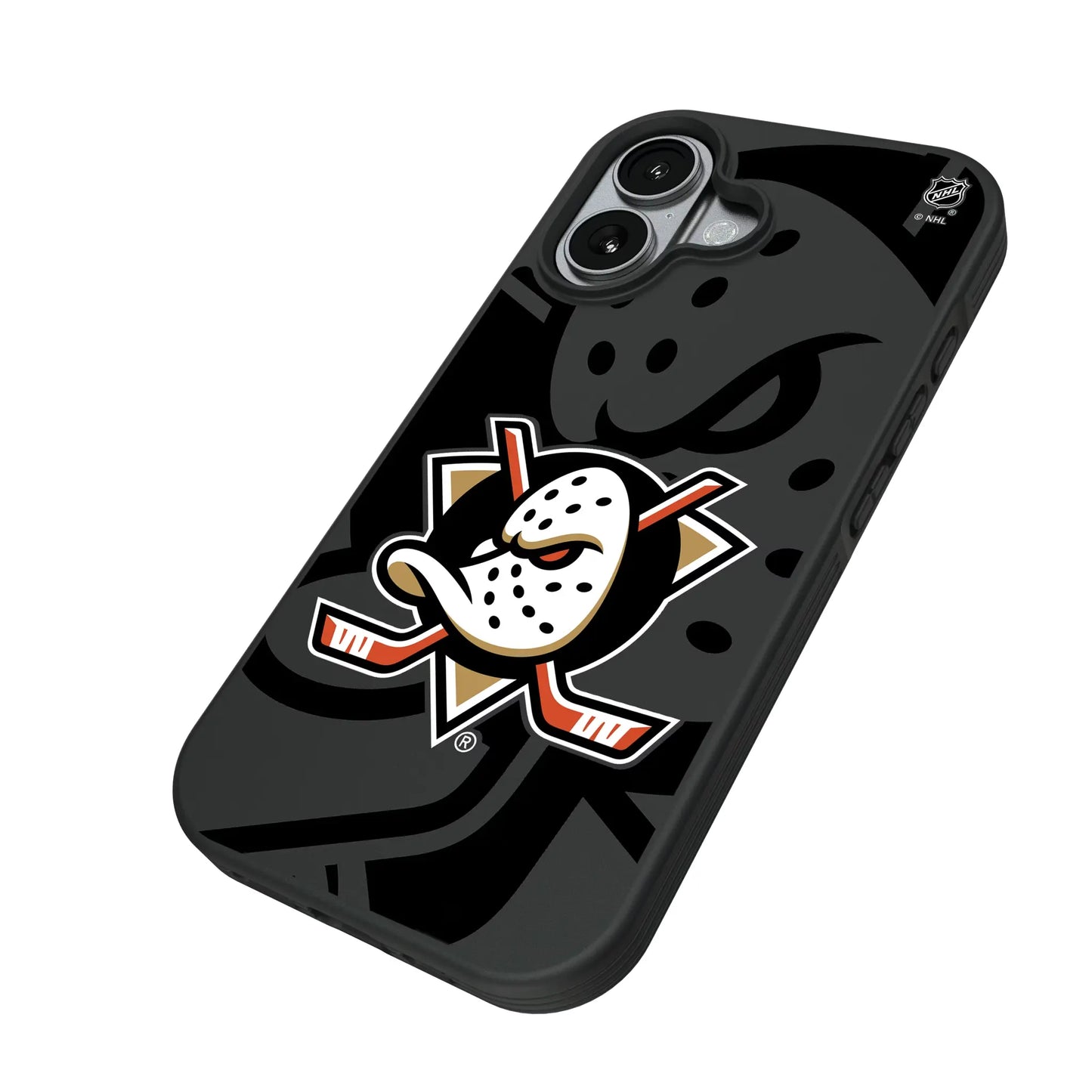 Anaheim Ducks Monocolor Tilt Bump Phone Case for Apple iPhone