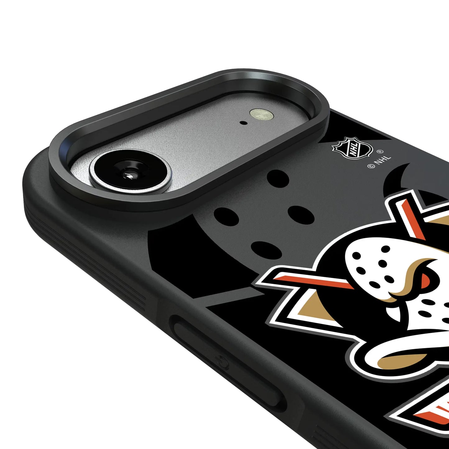 Anaheim Ducks Monocolor Tilt Bump Phone Case for Apple iPhone