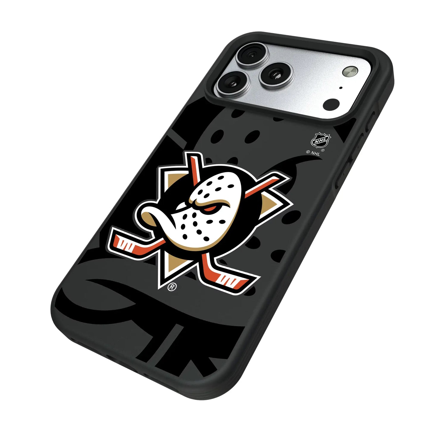 Anaheim Ducks Monocolor Tilt Bump Phone Case for Apple iPhone