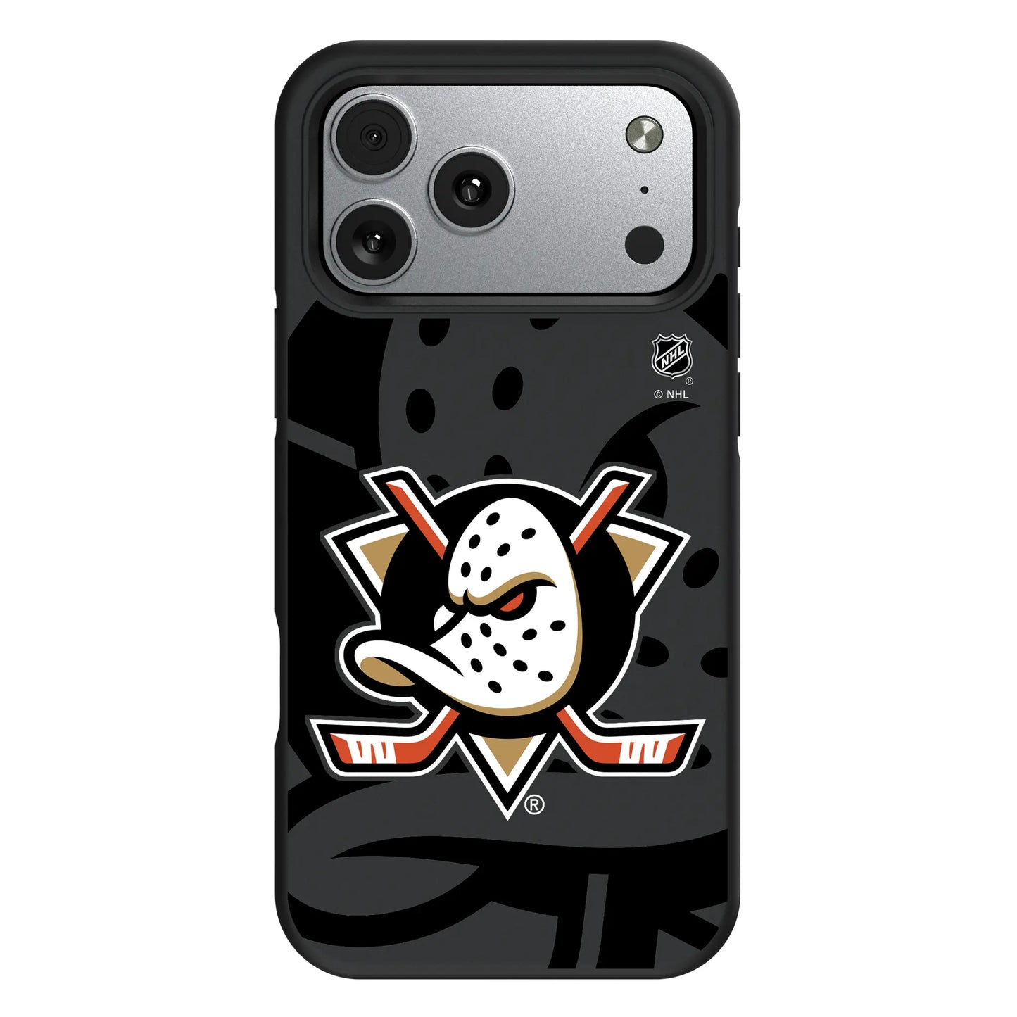 Anaheim Ducks Monocolor Tilt Bump Phone Case for Apple iPhone