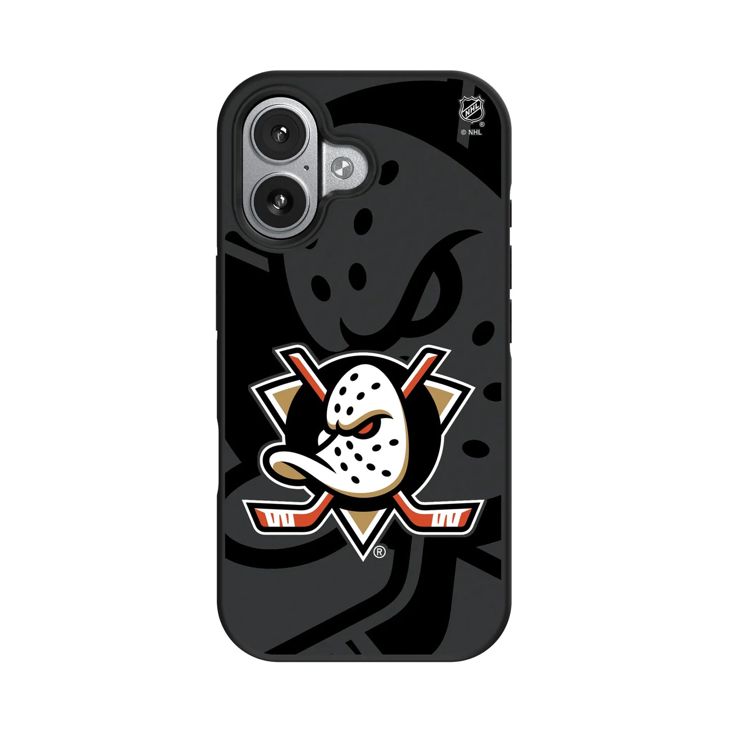 Anaheim Ducks Monocolor Tilt Bump Phone Case for Apple iPhone