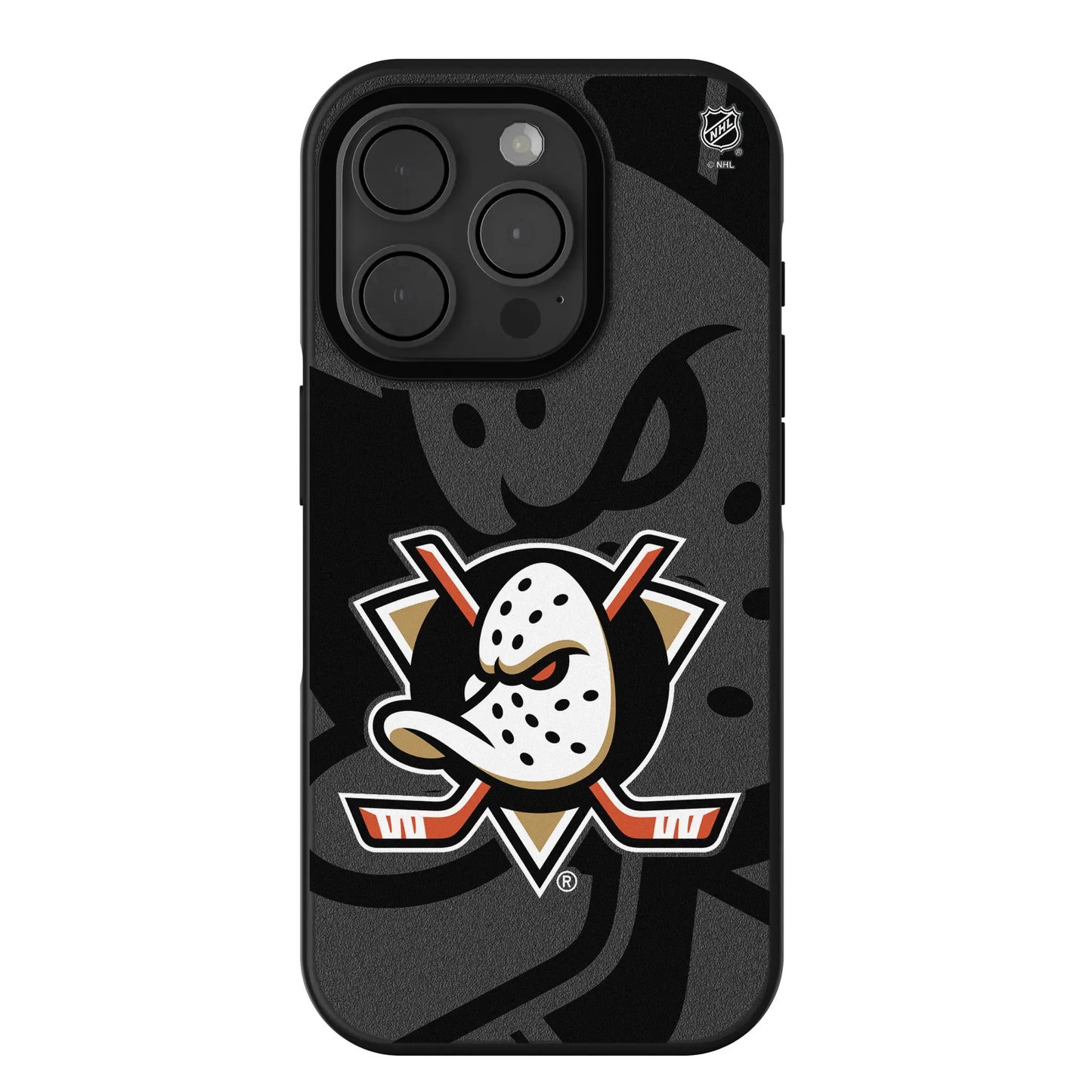 Anaheim Ducks Monocolor Tilt Bump Phone Case for Apple iPhone