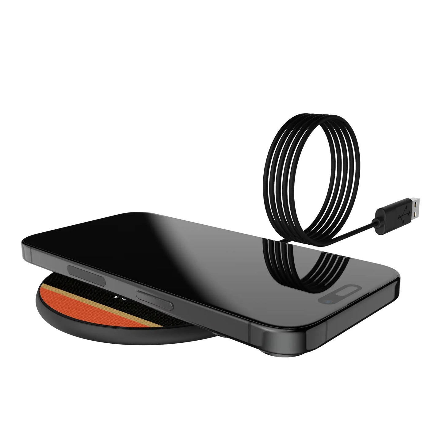 Anaheim Ducks Stripe 15-Watt Wireless Charger