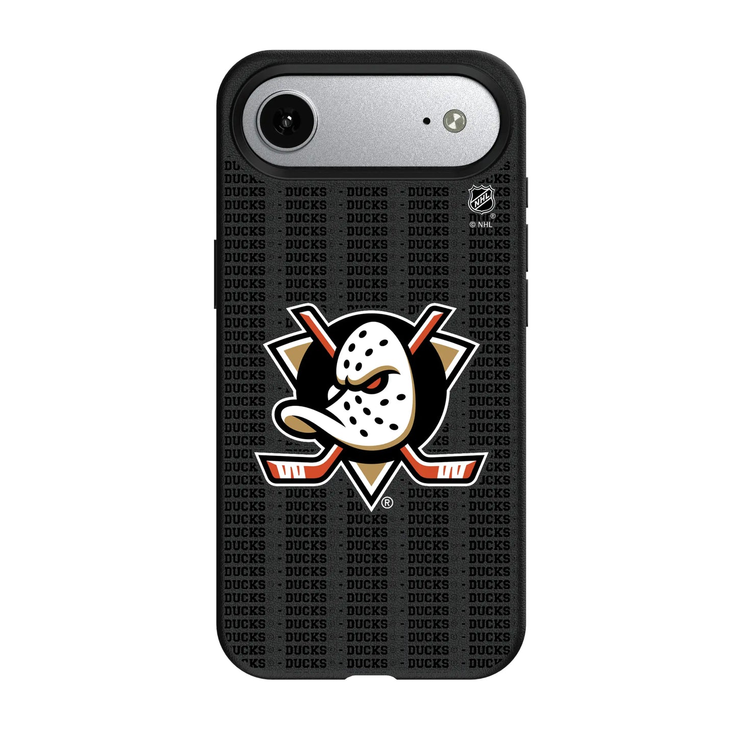Anaheim Ducks Text Backdrop MagSafe Compatible Phone Case for Apple iPhone