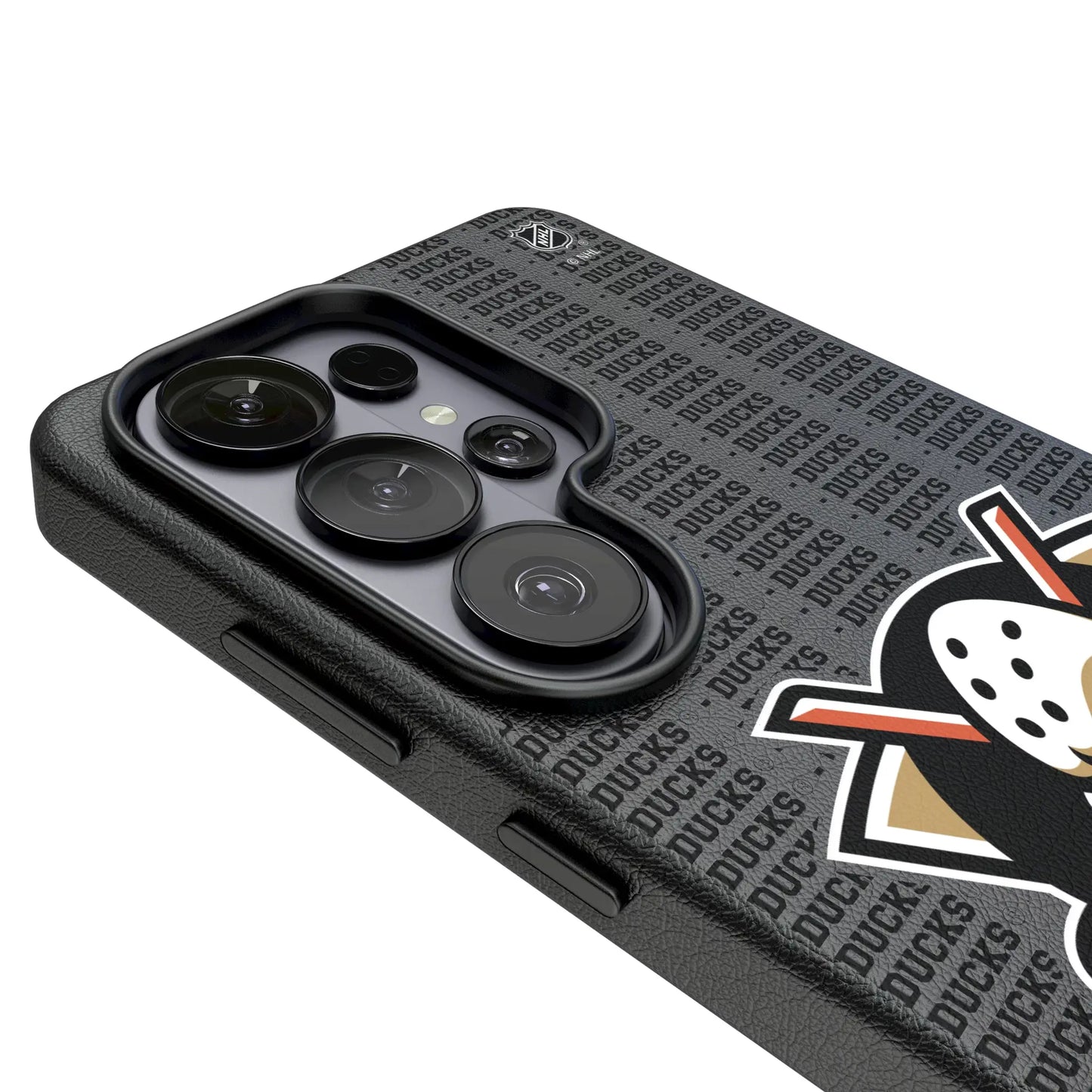 Anaheim Ducks Text Backdrop MagSafe Compatible Phone Case for Samsung Galaxy