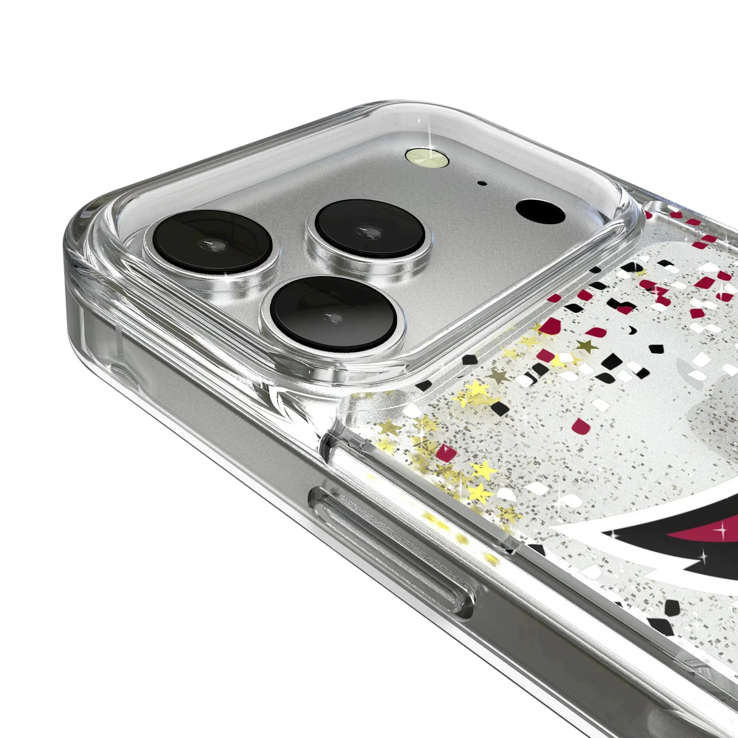Arizona Cardinals Confetti Glitter Phone Case for Apple iPhone