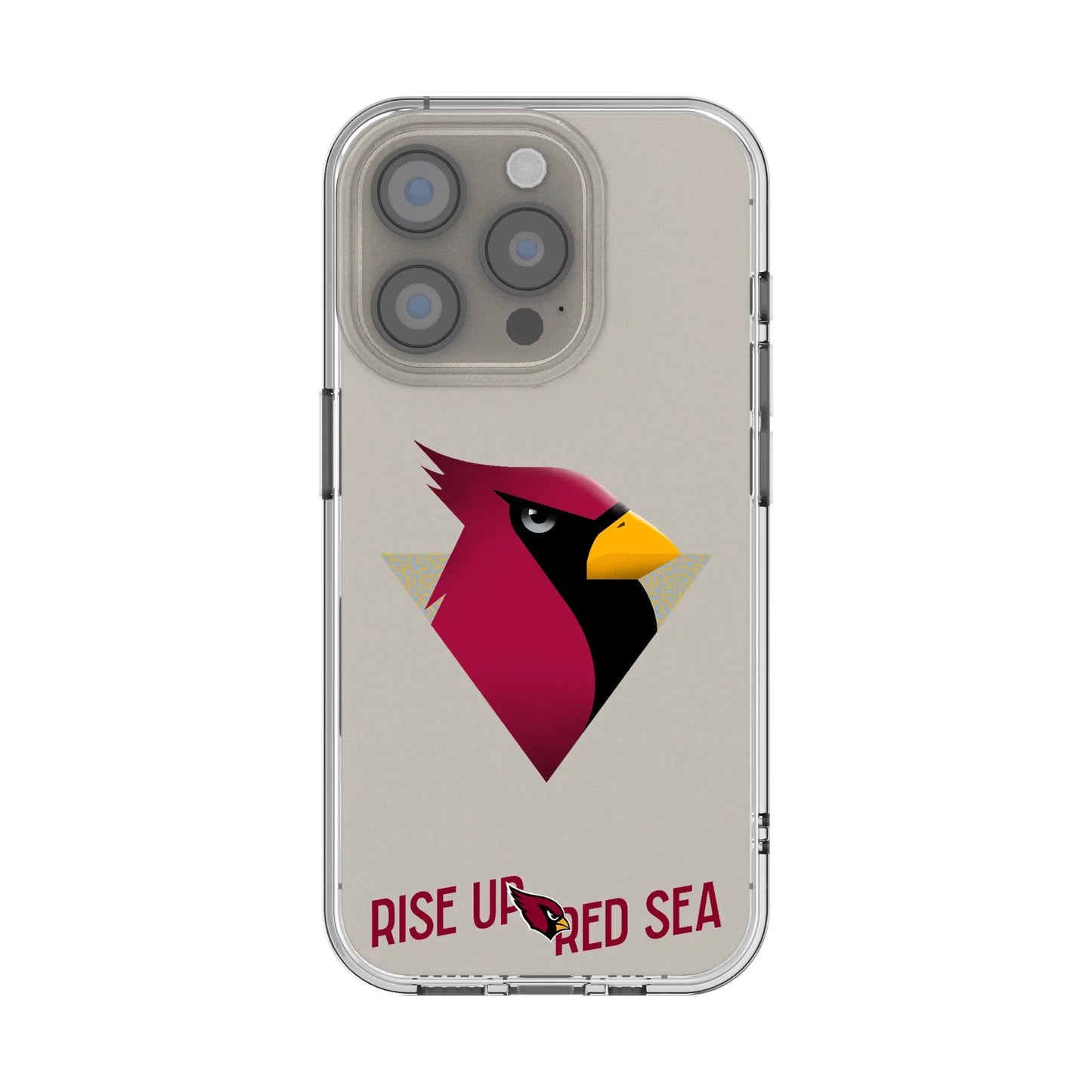 Arizona Cardinals Deco Clear Phone Case for Apple iPhone