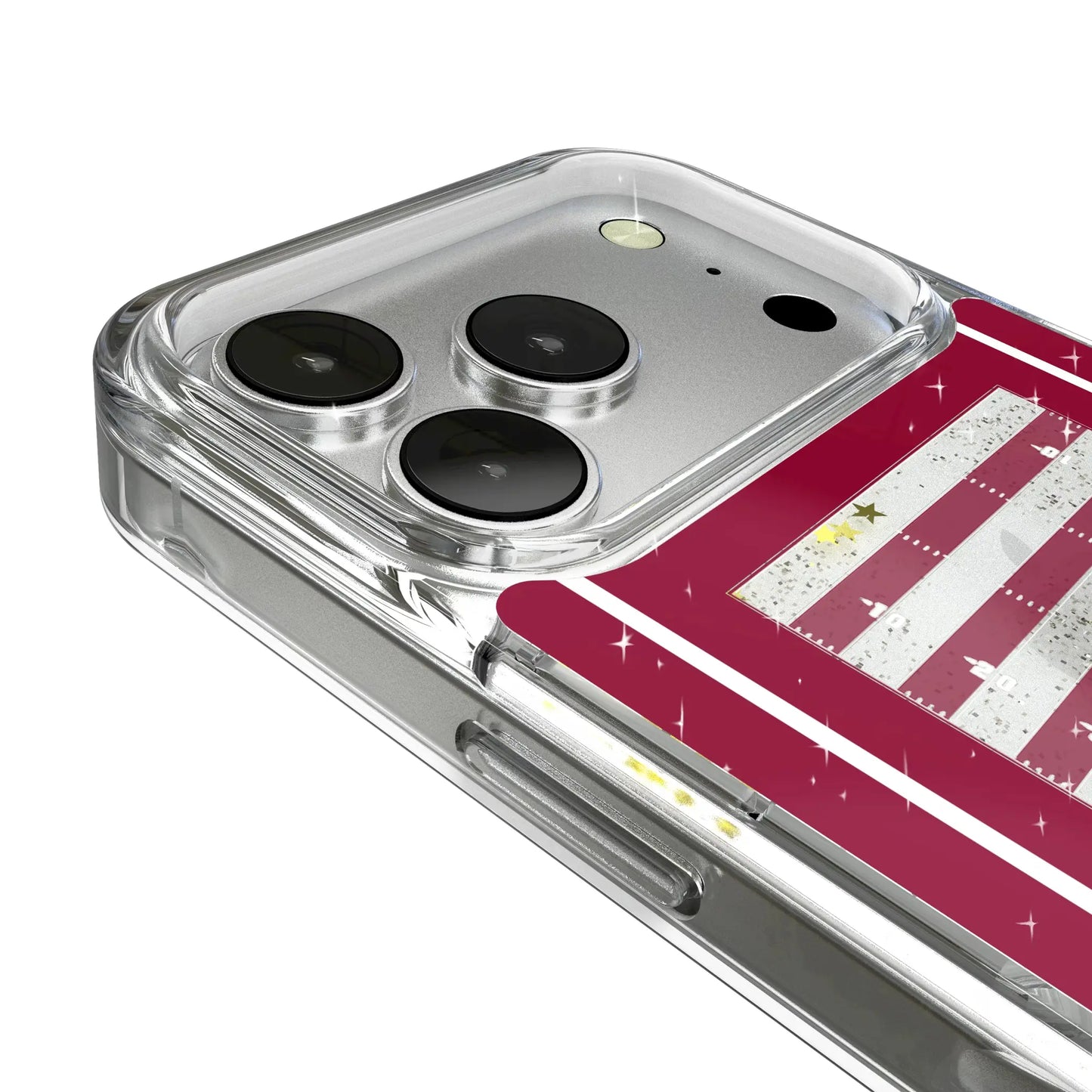 Arizona Cardinals Field Glitter Phone Case for Apple iPhone