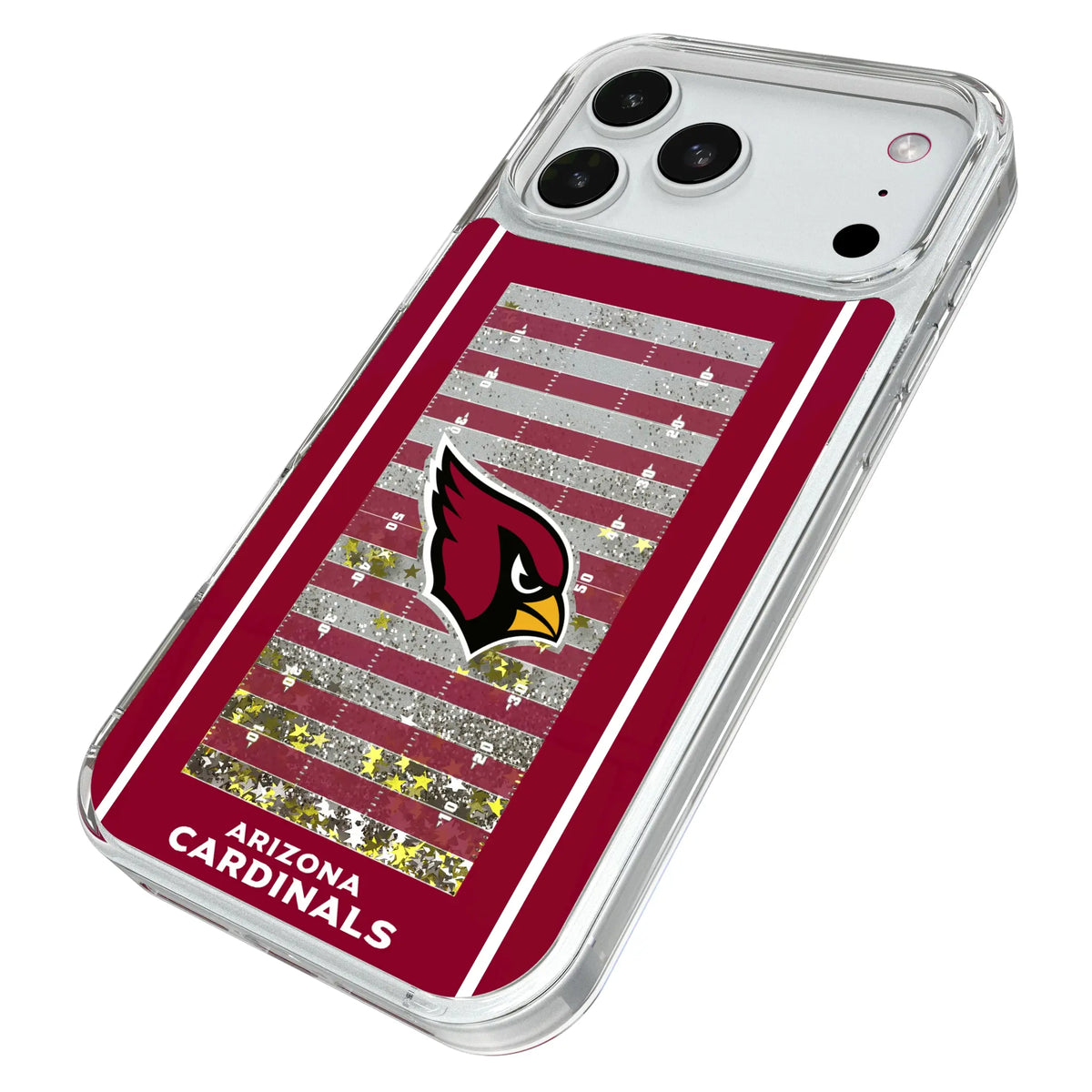 Arizona Cardinals Field Glitter Phone Case for Apple iPhone
