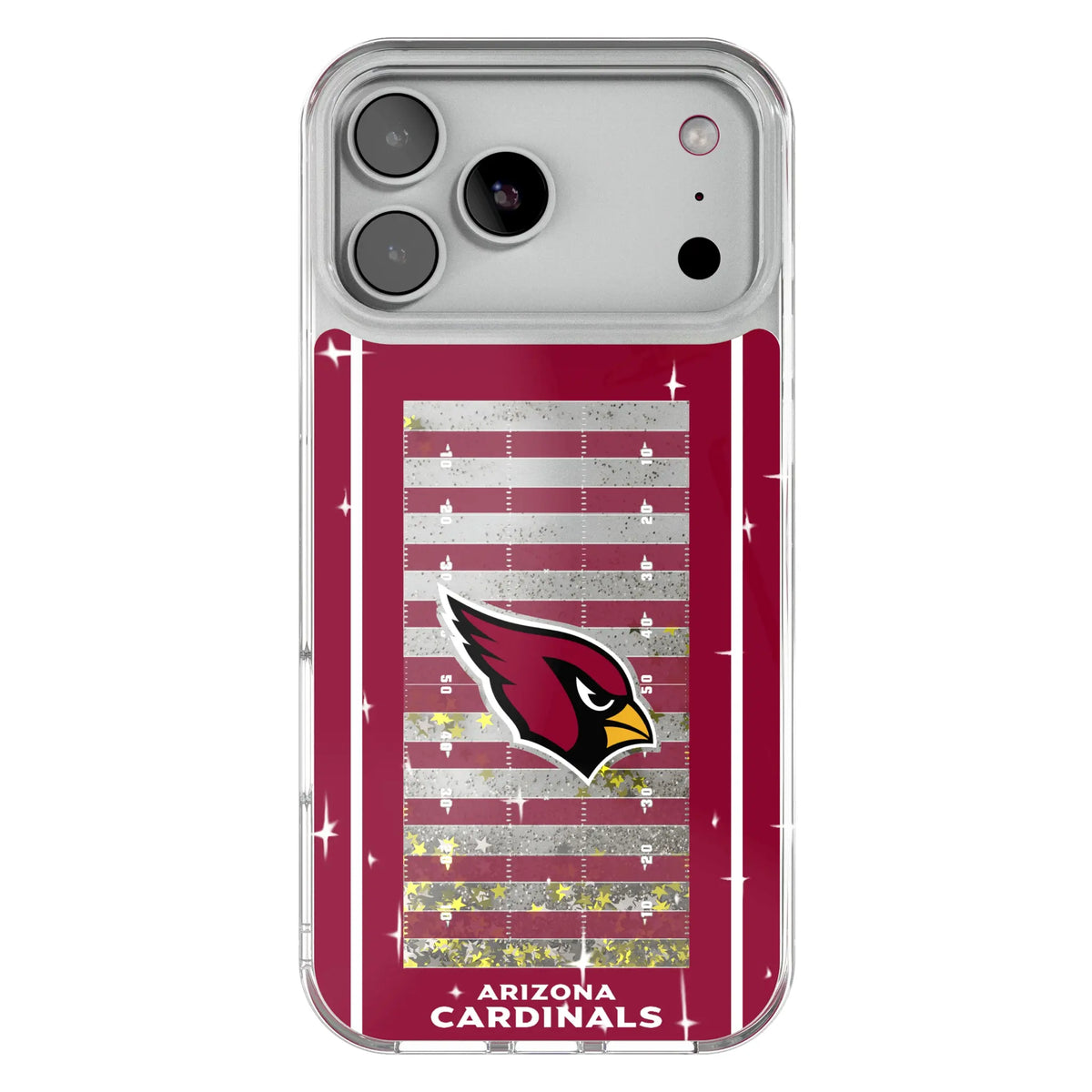 Arizona Cardinals Field Glitter Phone Case for Apple iPhone
