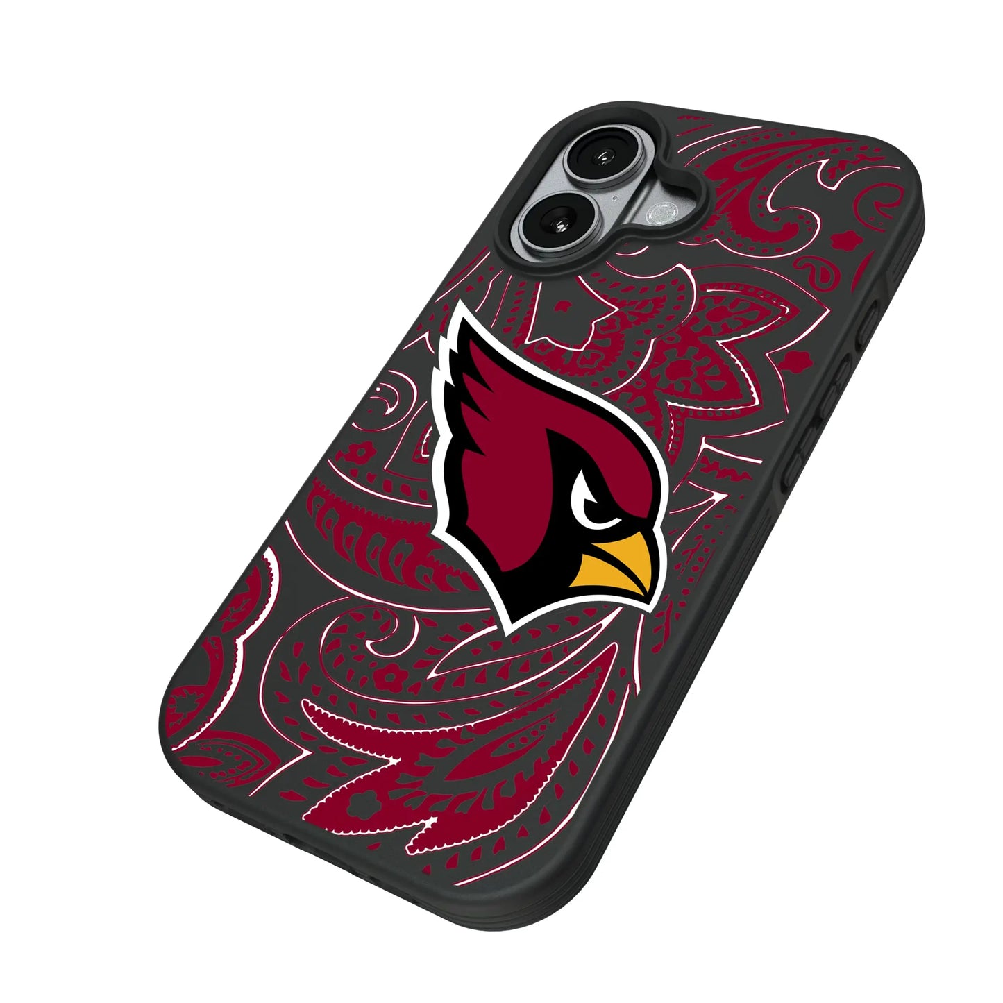 Arizona Cardinals Paisley Bump Phone Case for Apple iPhone