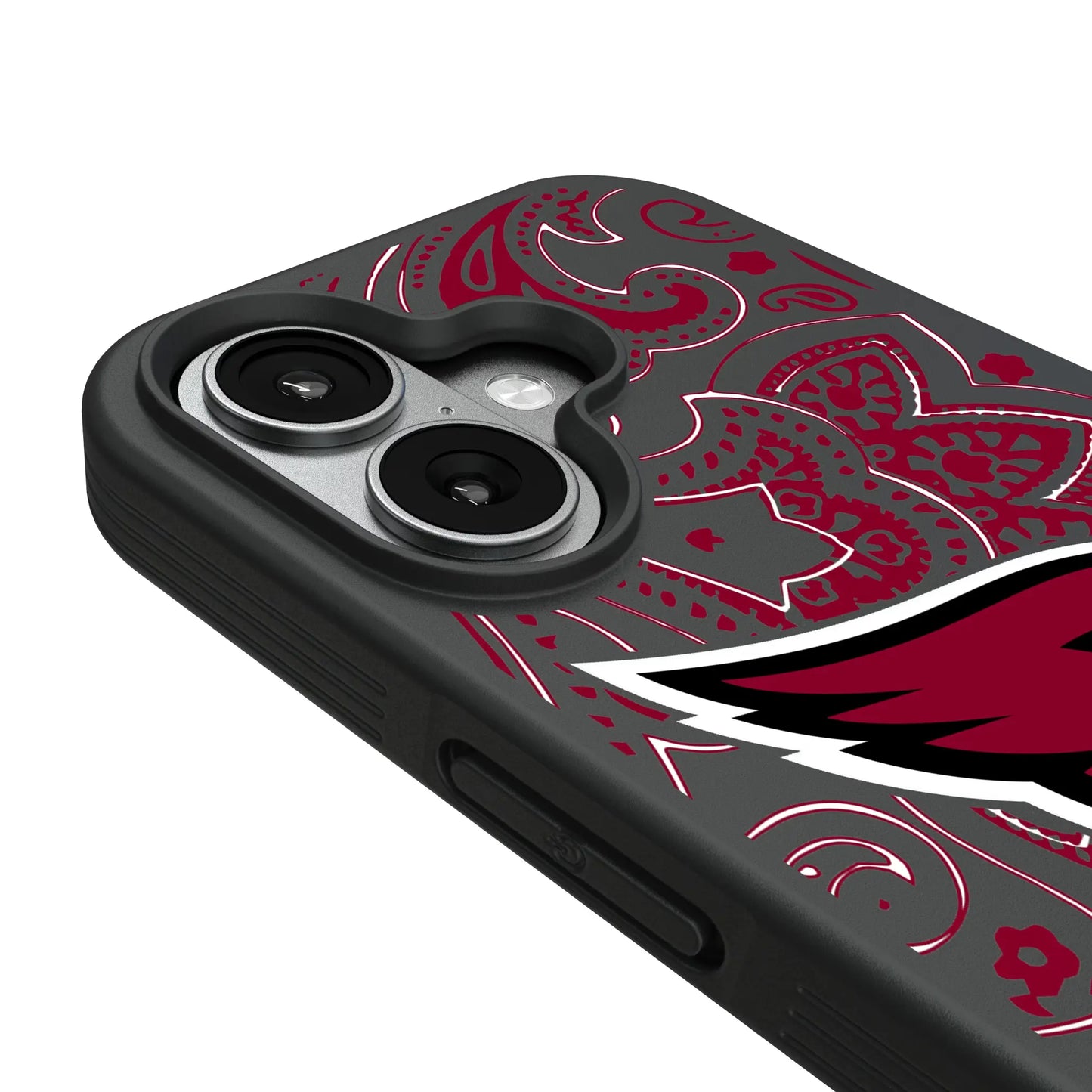 Arizona Cardinals Paisley Bump Phone Case for Apple iPhone