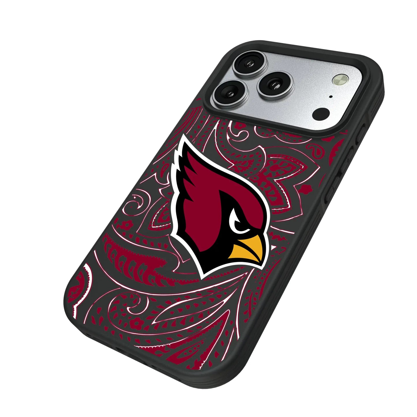 Arizona Cardinals Paisley Bump Phone Case for Apple iPhone