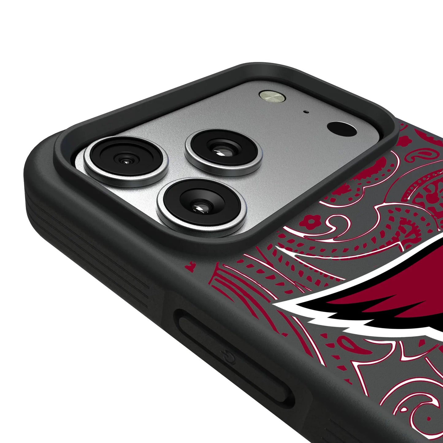 Arizona Cardinals Paisley Bump Phone Case for Apple iPhone