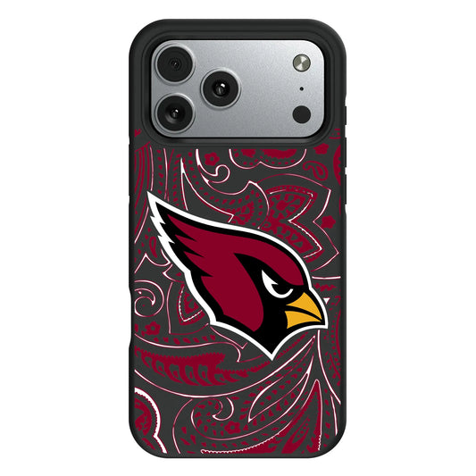 Arizona Cardinals Paisley Bump Phone Case for Apple iPhone