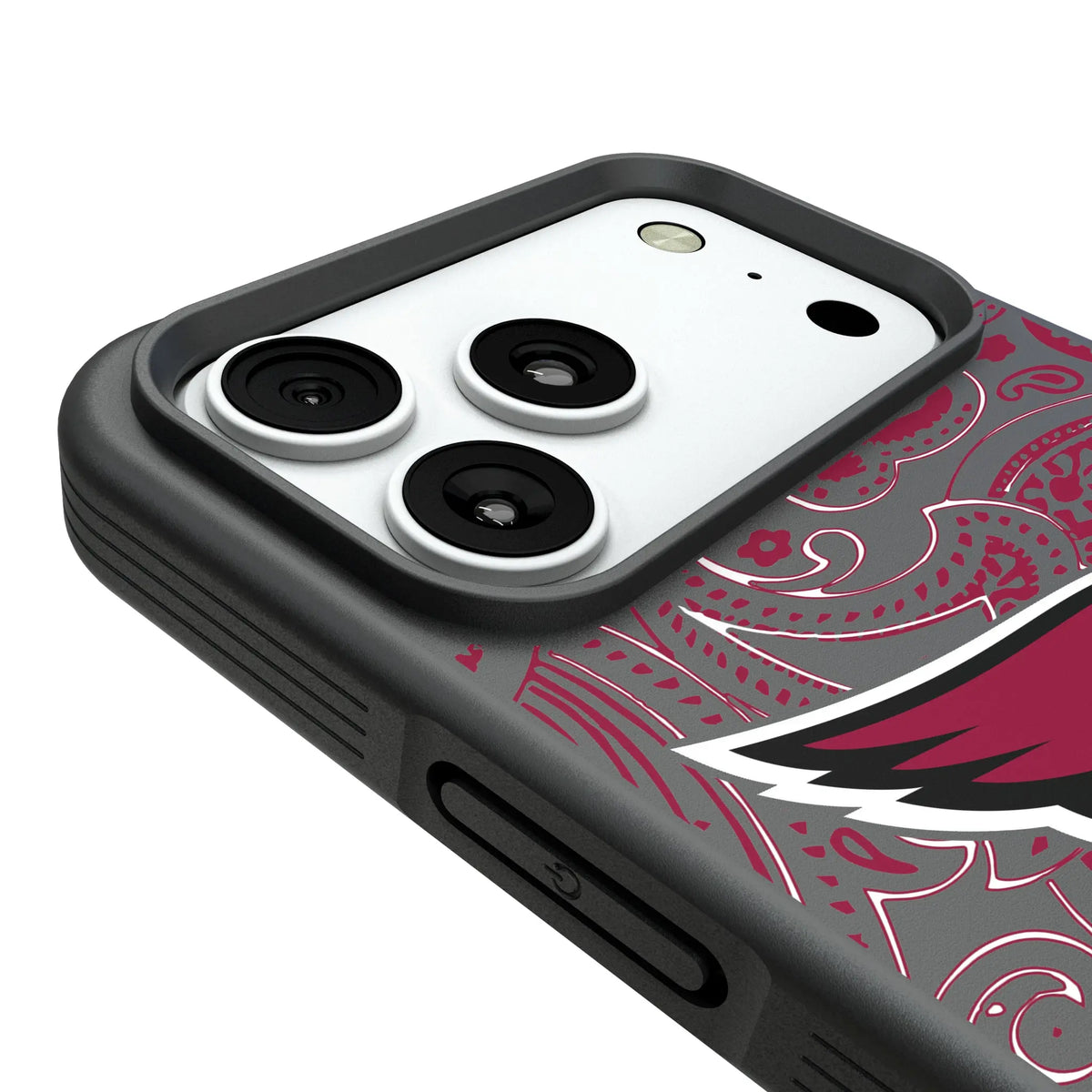Arizona Cardinals Paisley Bump Phone Case for Apple iPhone