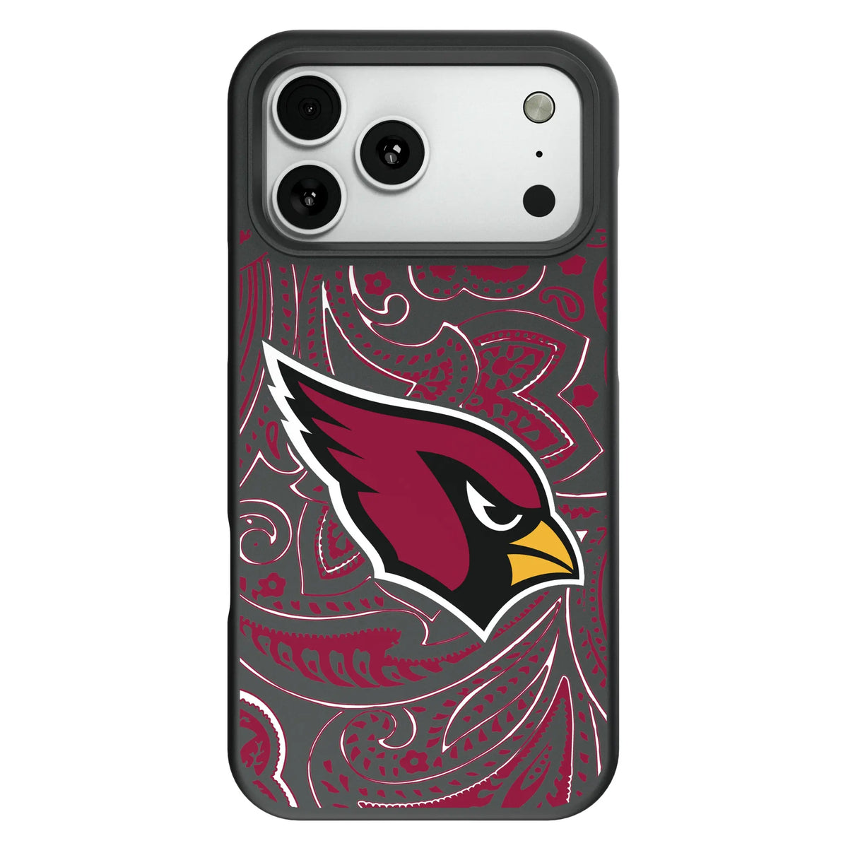 Arizona Cardinals Paisley Bump Phone Case for Apple iPhone