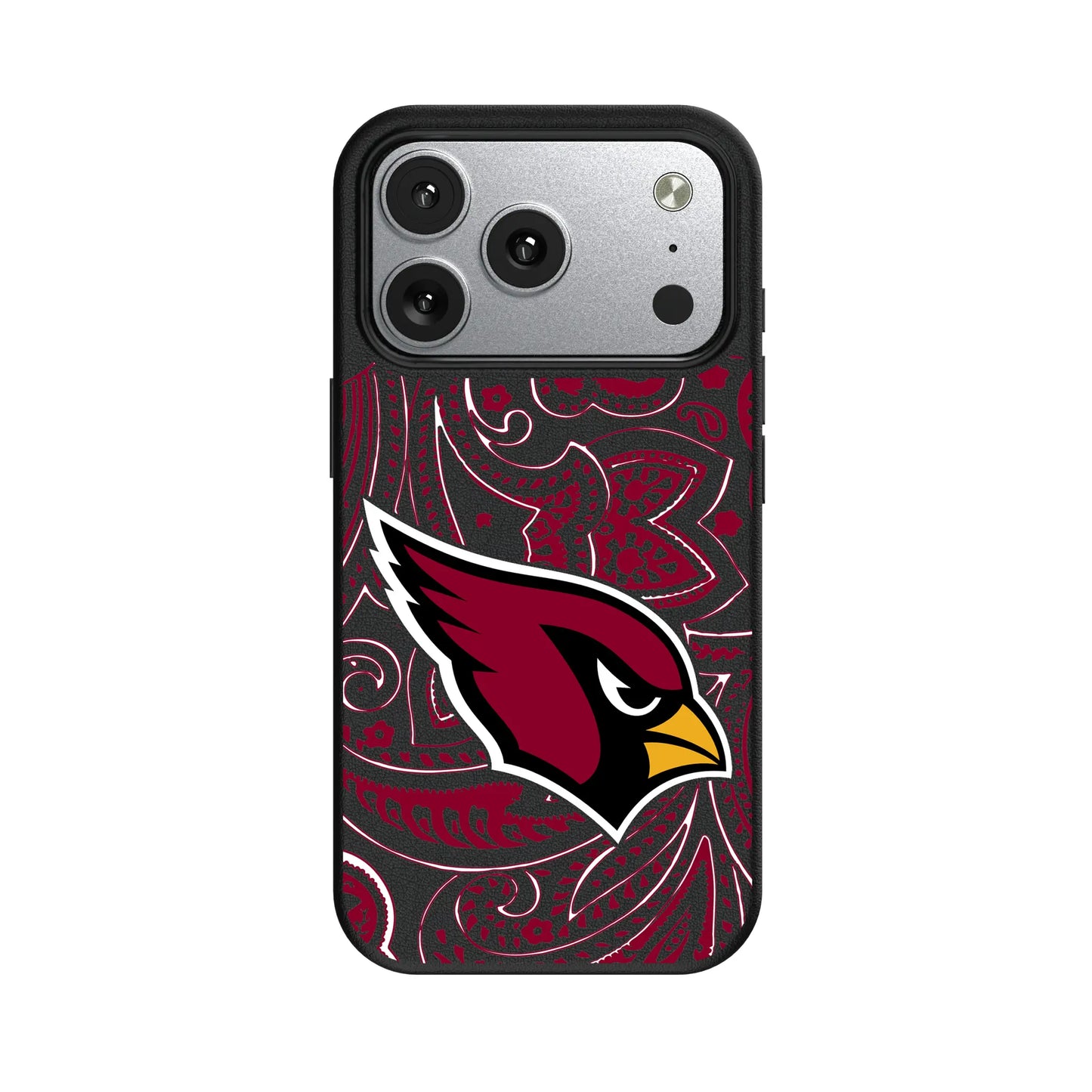 Arizona Cardinals Paisley MagSafe Compatible Phone Case for Apple iPhone