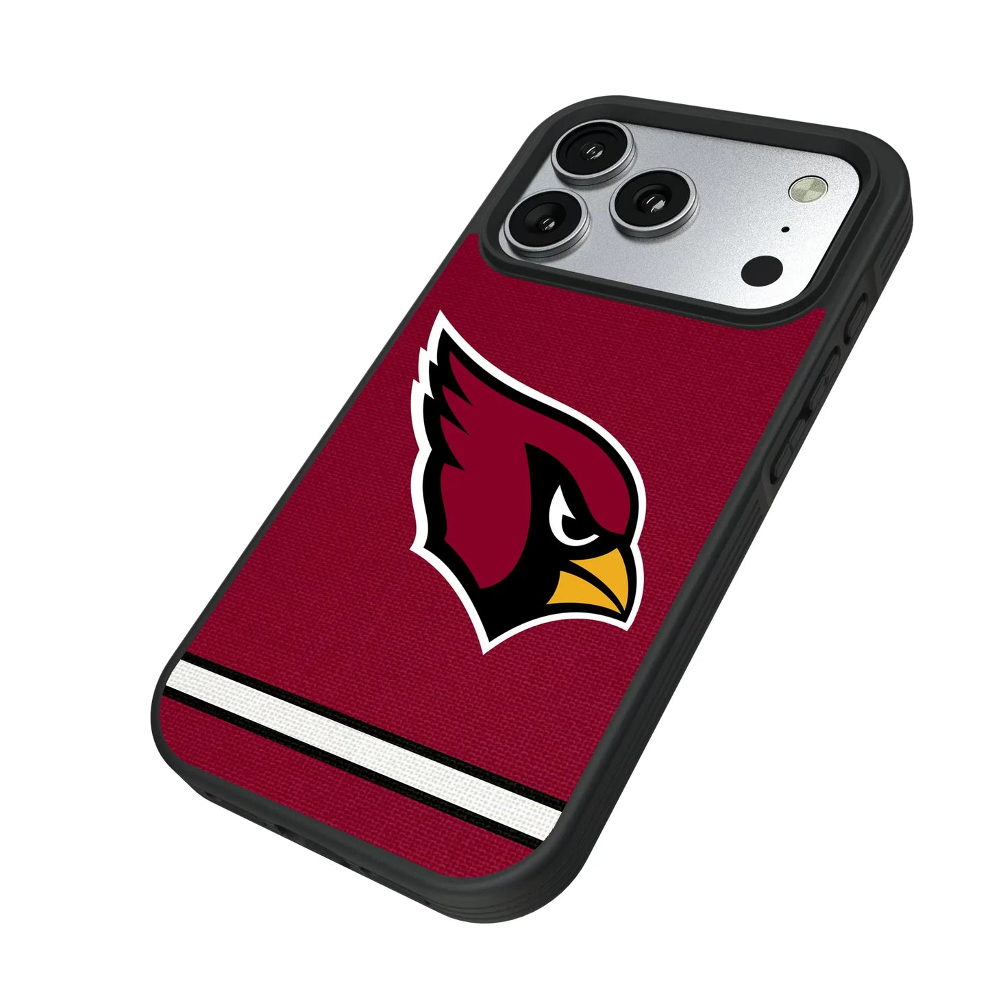 Arizona Cardinals Stripe Bump Phone Case for Apple iPhone