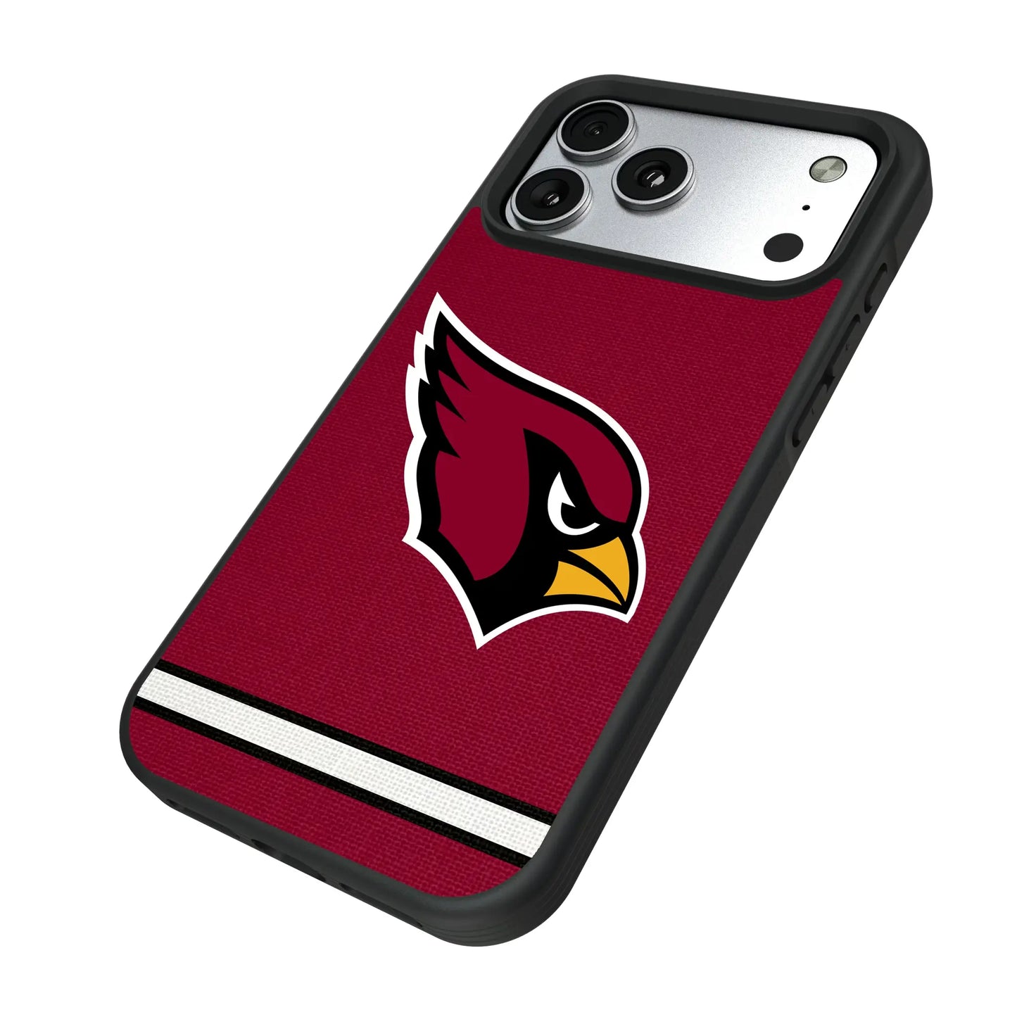 Arizona Cardinals Stripe Bump Phone Case for Apple iPhone