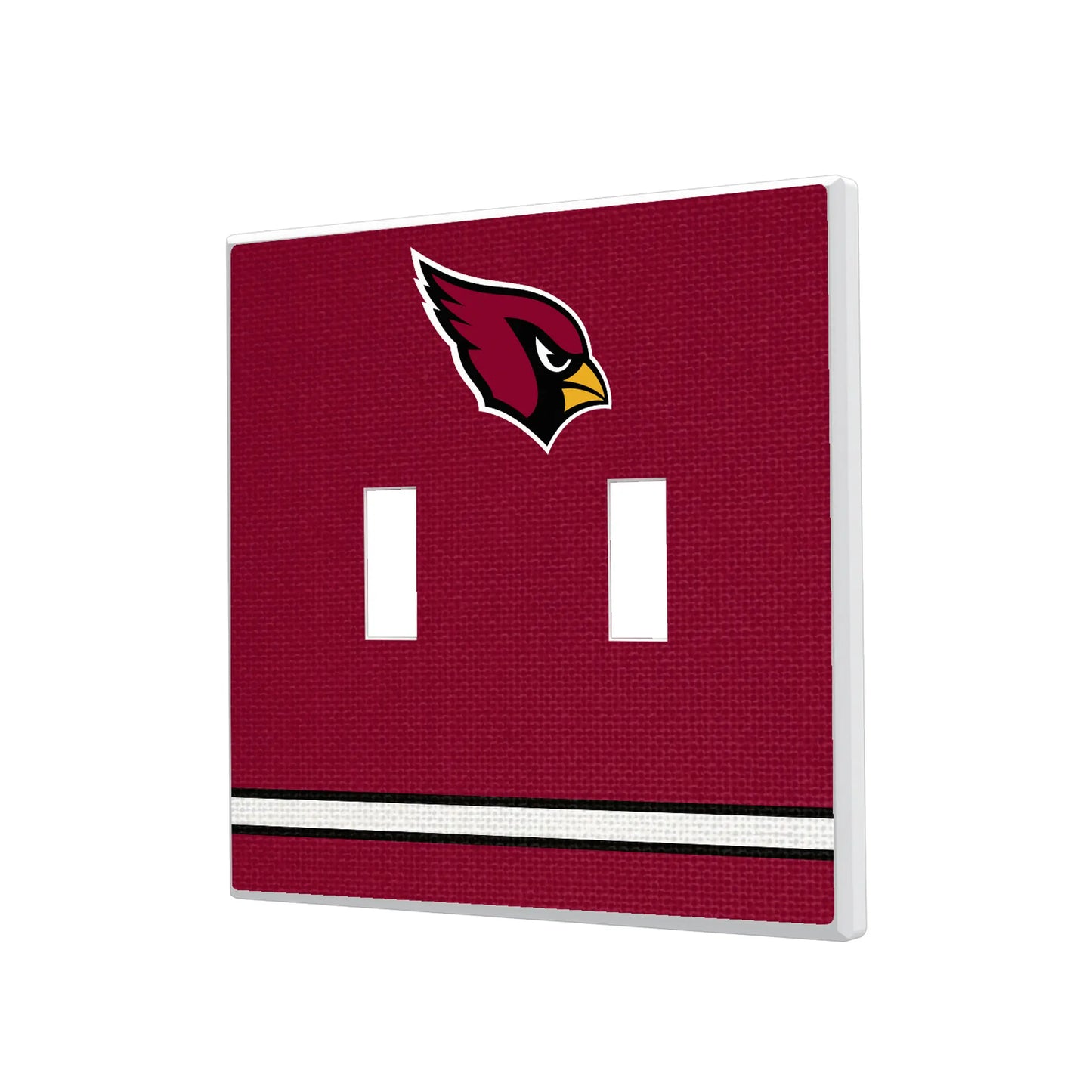 Arizona Cardinals Stripe Hidden-Screw Light Switch Plate