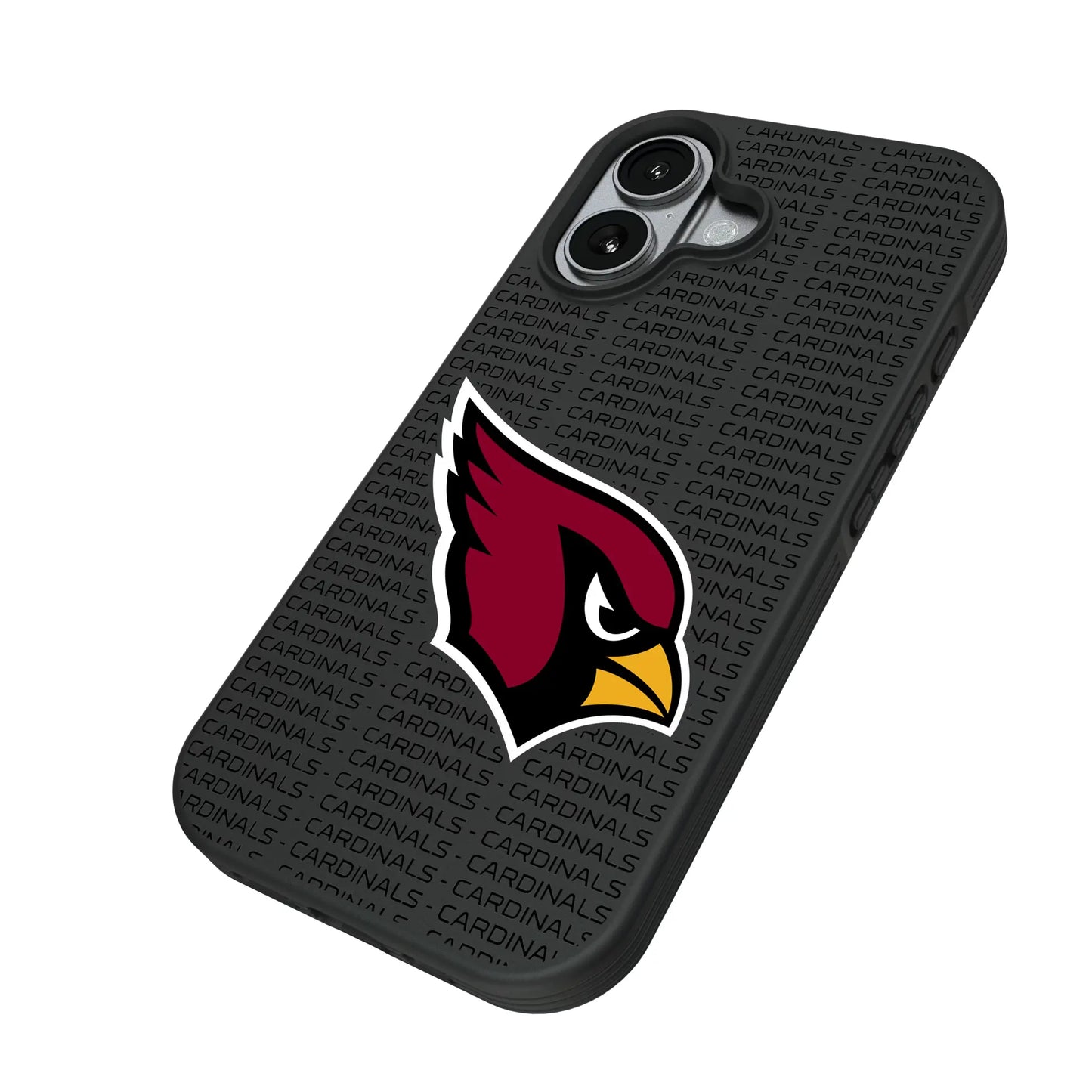 Arizona Cardinals Text Backdrop Bump Phone Case for Apple iPhone
