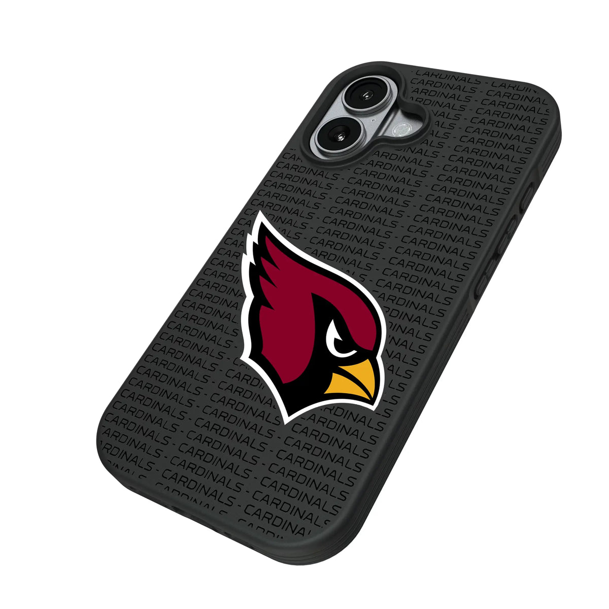 Arizona Cardinals Text Backdrop Bump Phone Case for Apple iPhone