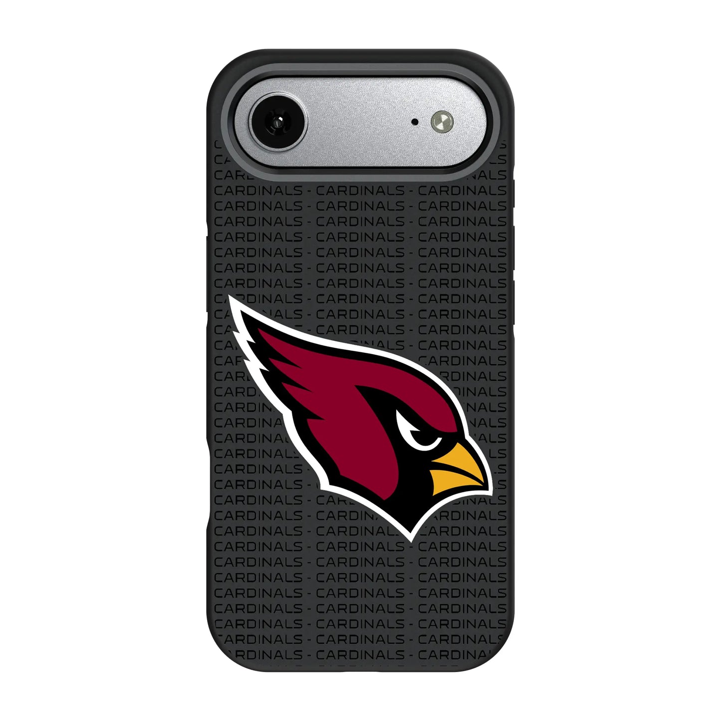 Arizona Cardinals Text Backdrop Bump Phone Case for Apple iPhone