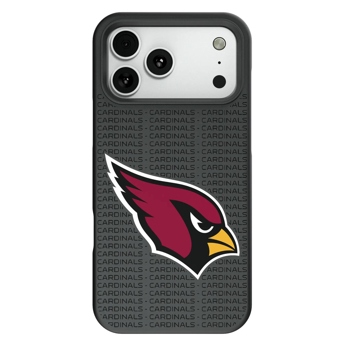Arizona Cardinals Text Backdrop Bump Phone Case for Apple iPhone