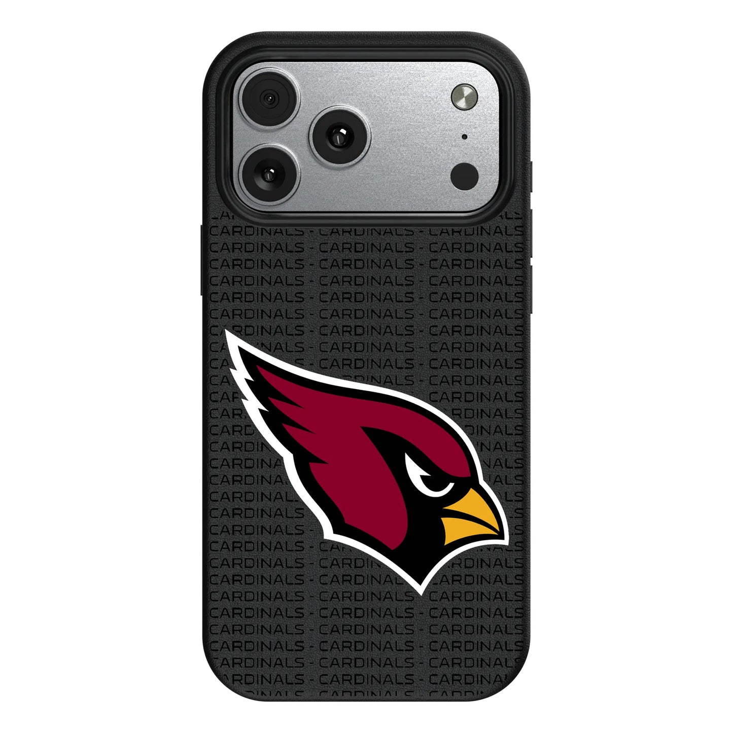 Arizona Cardinals Text Backdrop MagSafe Compatible Phone Case for Apple iPhone