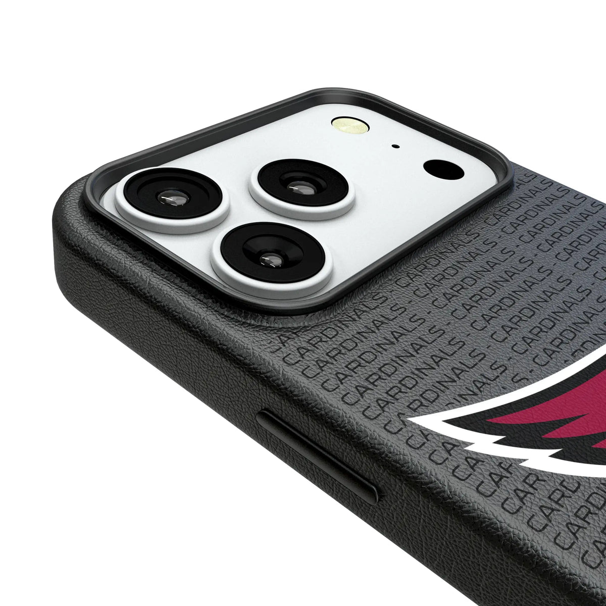 Arizona Cardinals Text Backdrop MagSafe Compatible Phone Case for Apple iPhone