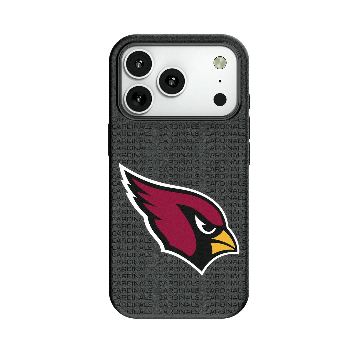 Arizona Cardinals Text Backdrop MagSafe Compatible Phone Case for Apple iPhone