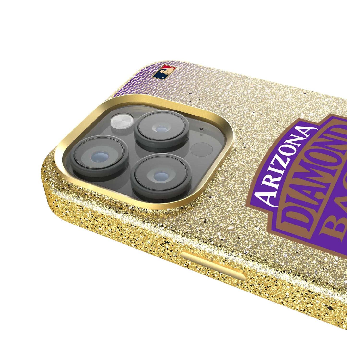 Arizona Diamondbacks 1999-2006 - Cooperstown Collection Linen Bling Phone Case for Apple iPhone