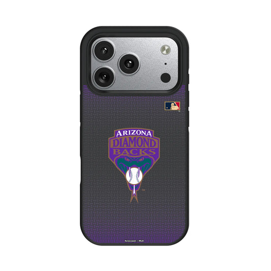 Arizona Diamondbacks 1999-2006 - Cooperstown Collection Linen Bump Phone Case for Apple iPhone