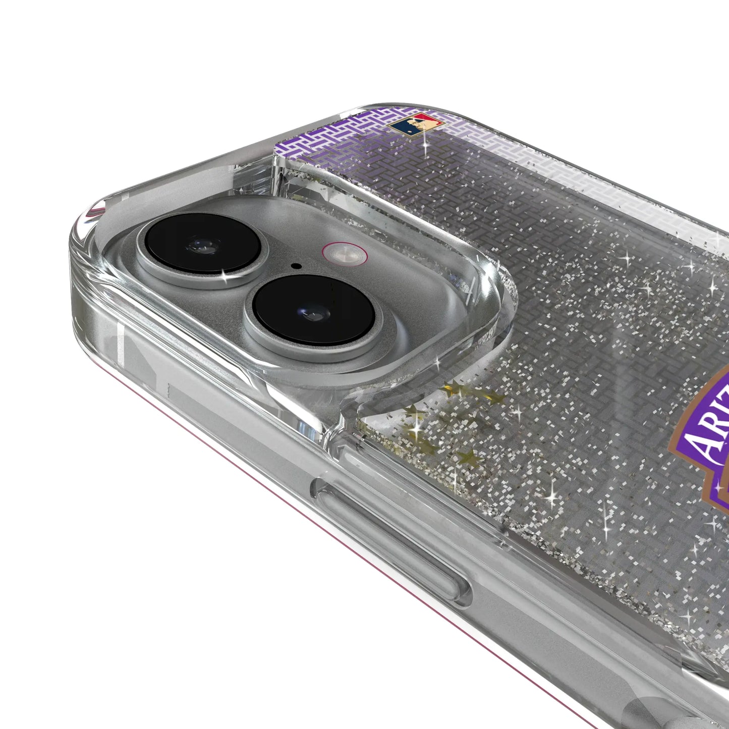 Arizona Diamondbacks 1999-2006 - Cooperstown Collection Linen Glitter Phone Case for Apple iPhone