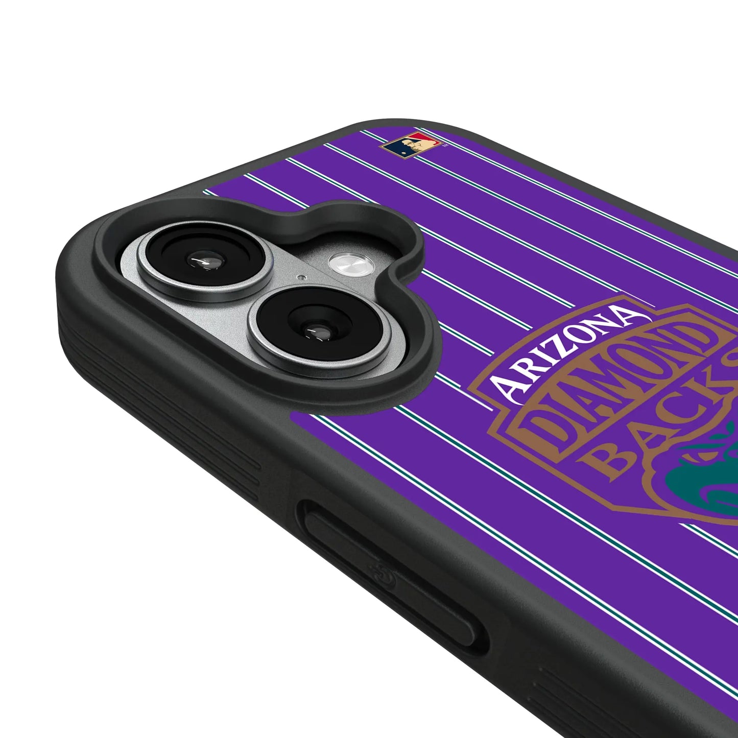 Arizona Diamondbacks 1999-2006 - Cooperstown Collection Pinstripe Bump Phone Case for Apple iPhone