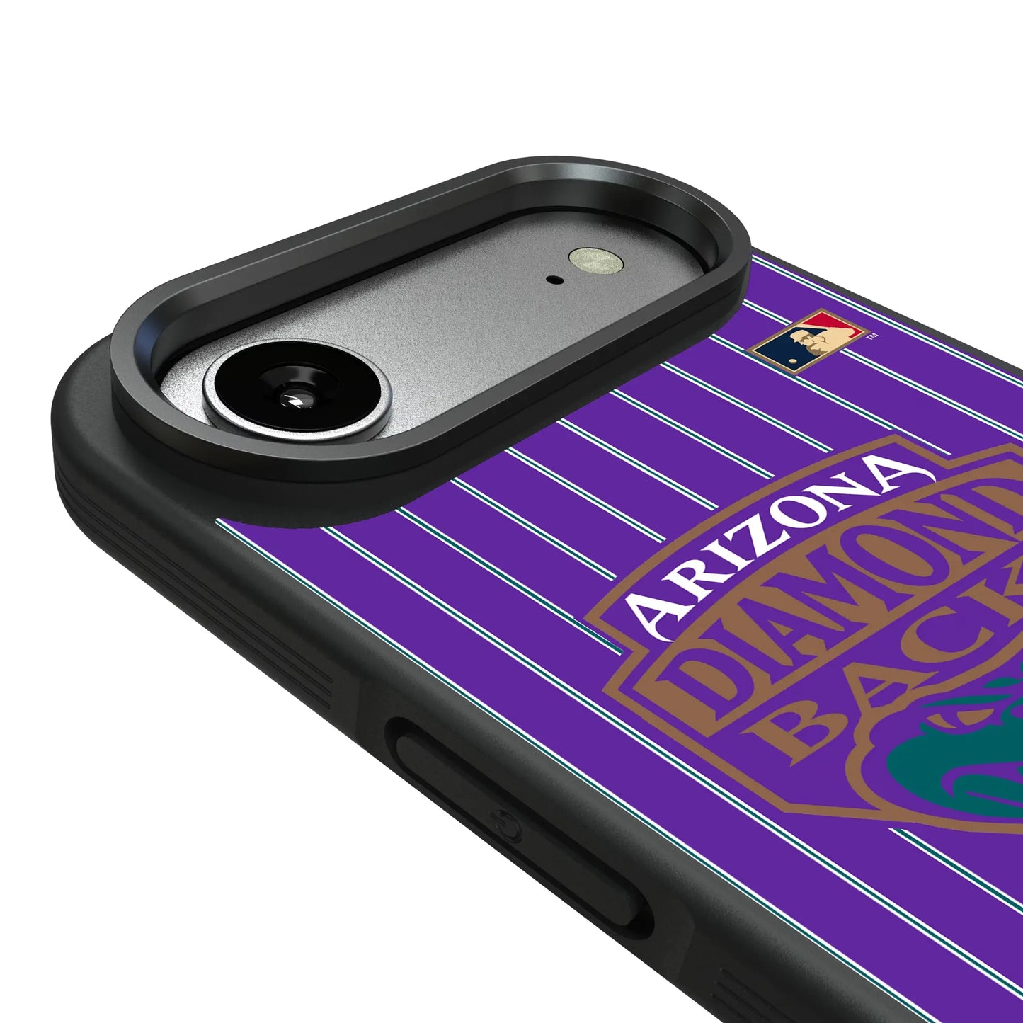 Arizona Diamondbacks 1999-2006 - Cooperstown Collection Pinstripe Bump Phone Case for Apple iPhone