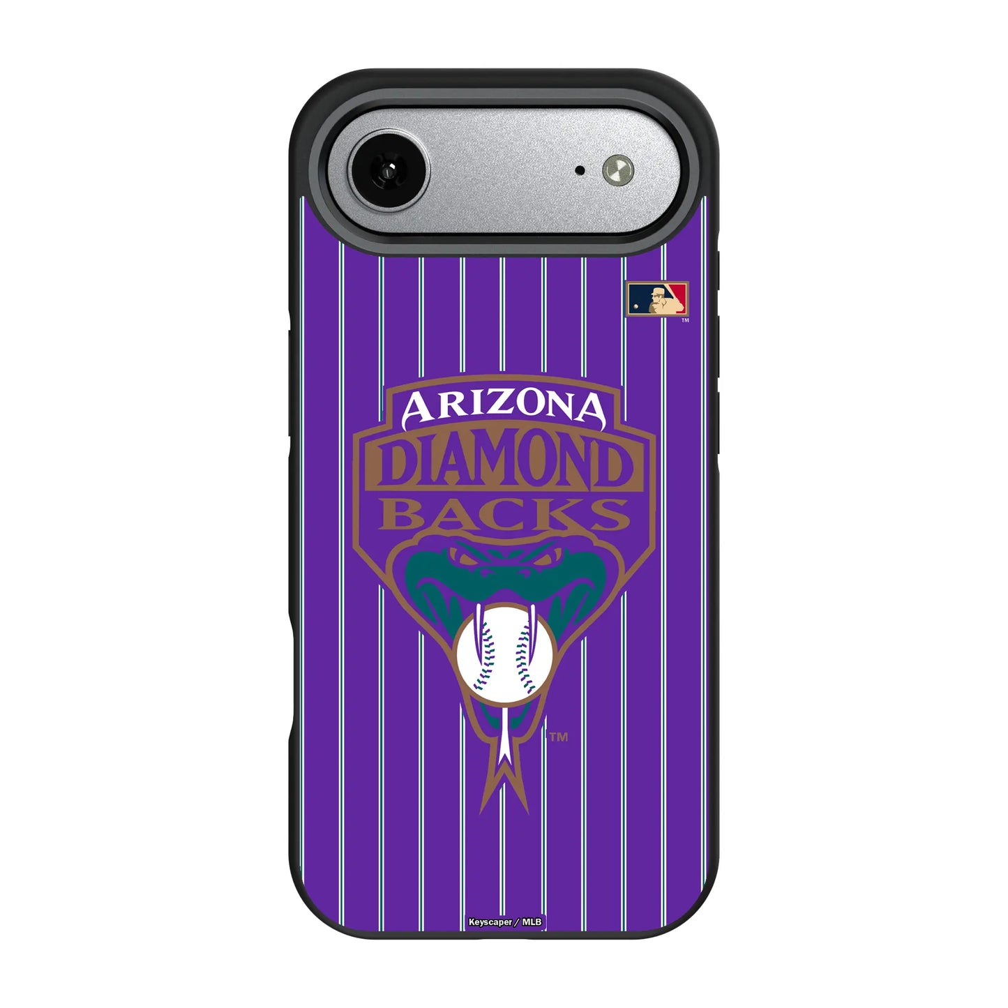 Arizona Diamondbacks 1999-2006 - Cooperstown Collection Pinstripe Bump Phone Case for Apple iPhone